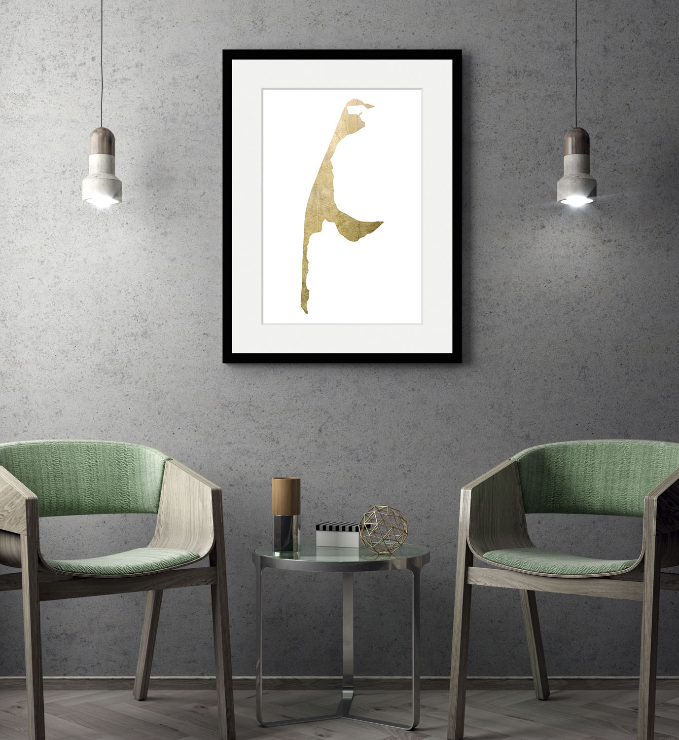 queence Bild "SYLT" Deutschland Stadt Städte 1 Stk. tlg. HD Premium Poster-Druck inkl. Holzrahmen