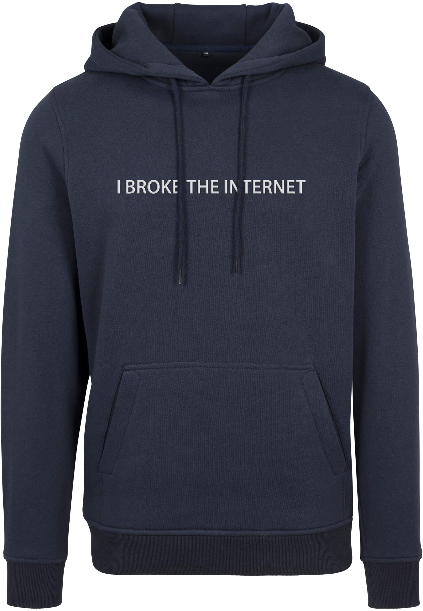 MisterTee Kapuzenpullover "MisterTee Damen Ladies I broke Hoody" 1 Stk. tlg günstig online kaufen