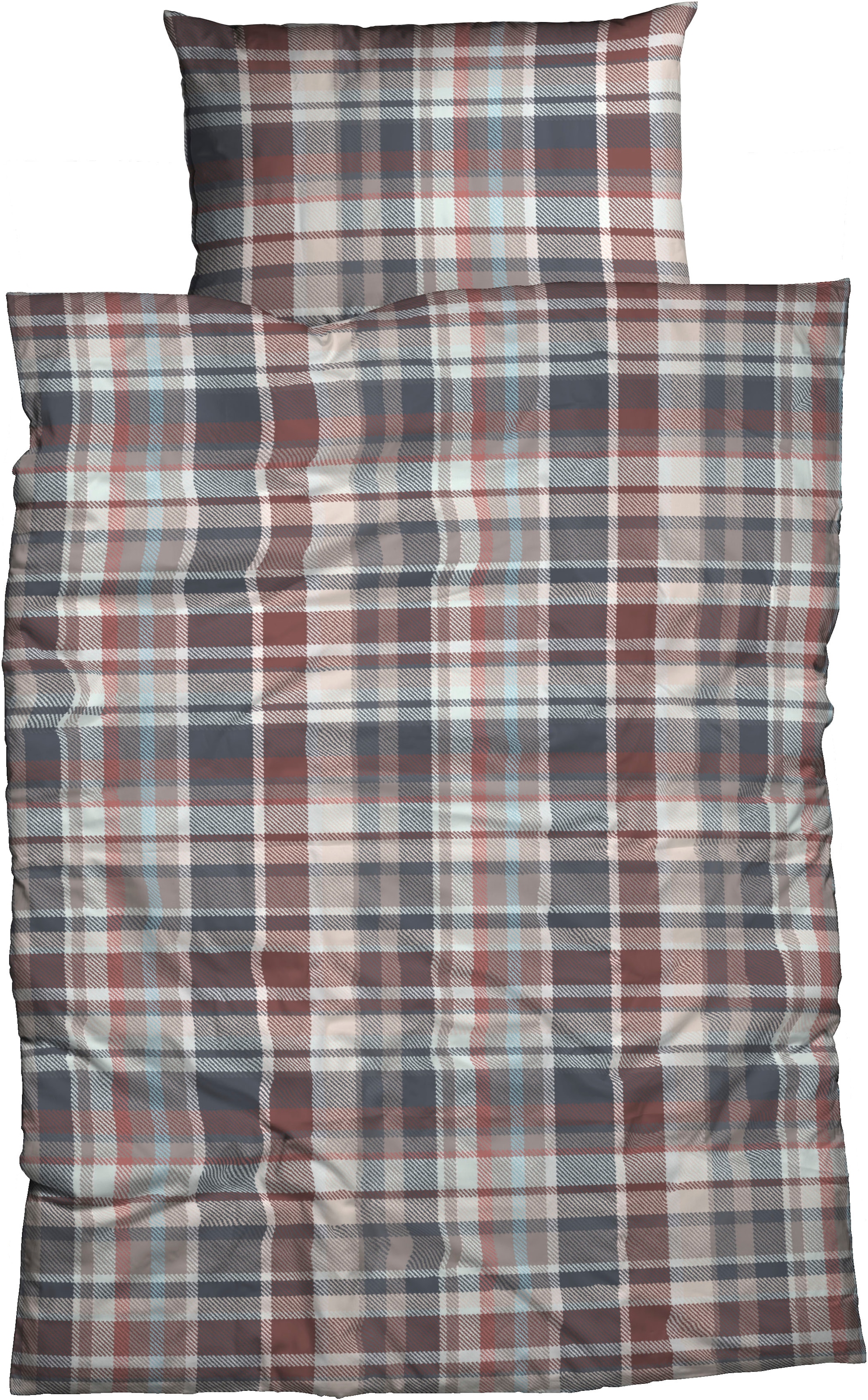 CASATEX Bettwäsche "Silan" 2 Stk. zeitloses,rustikales Design, markante Kar günstig online kaufen