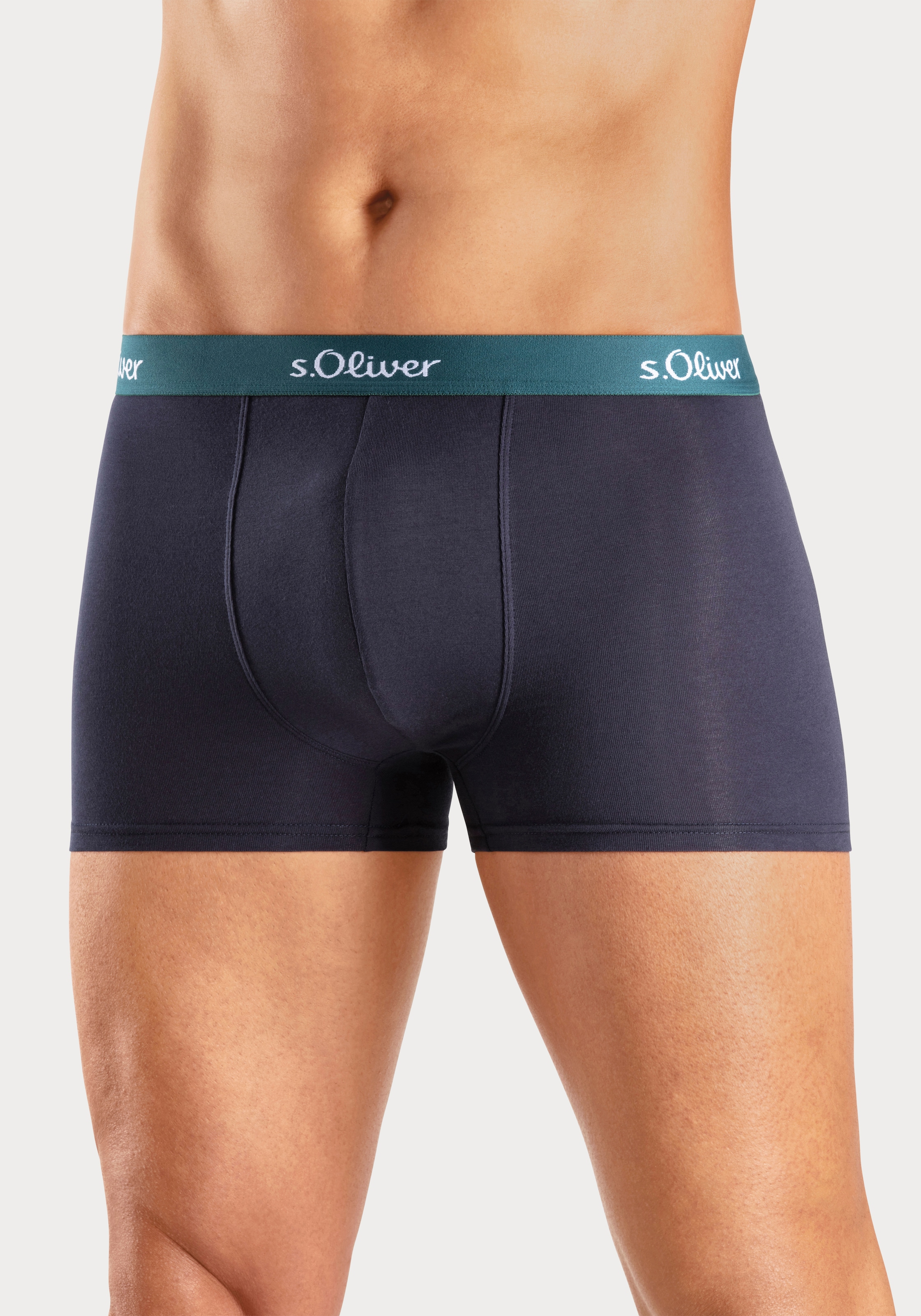 s.Oliver Boxer »Boxershorts für Herren«, (3 St.), klassisches Basic für jeden Kleiderschrank
