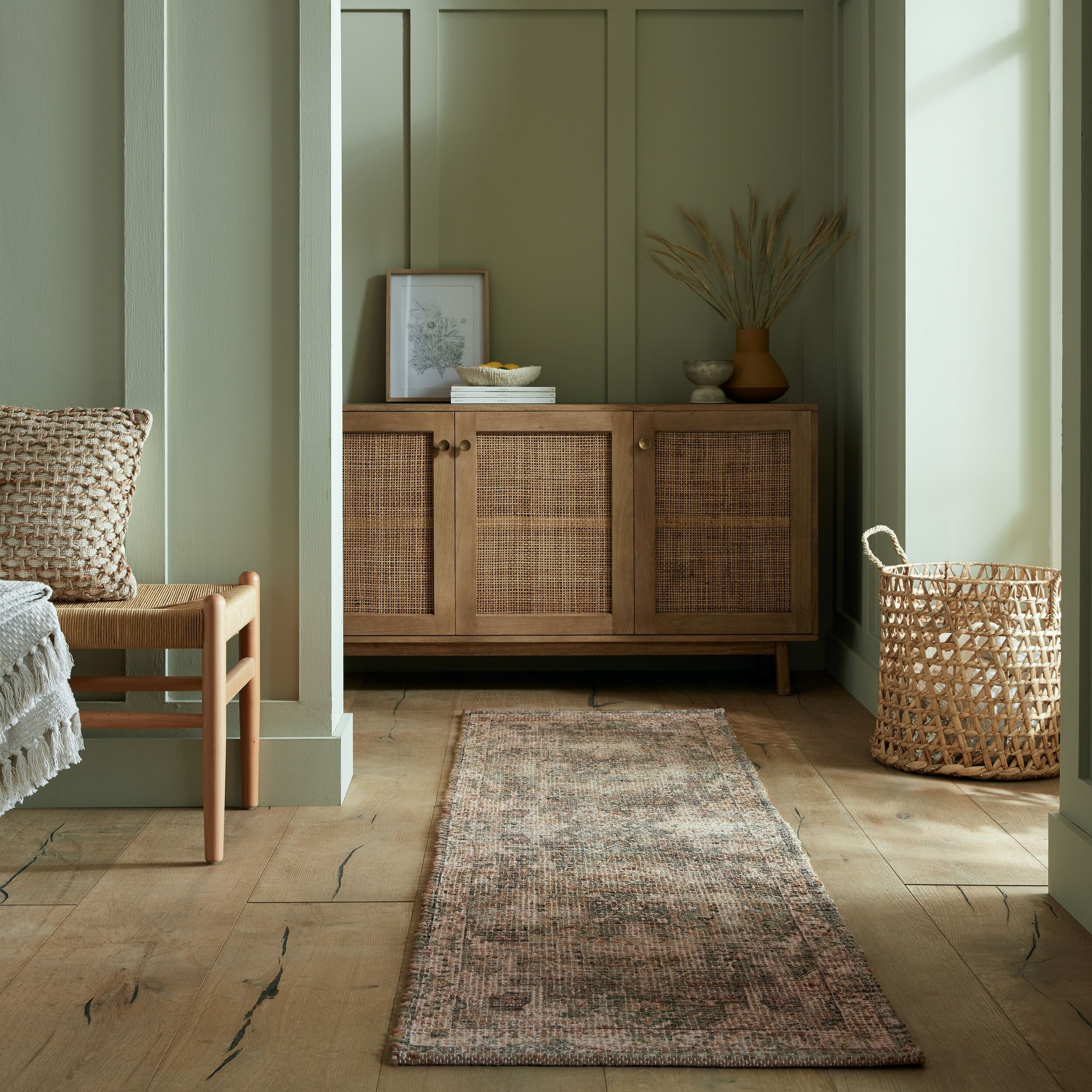 FLAIR RUGS Teppich »Selena Jute«, rechteckig, 8 mm Höhe, Vintage Jute