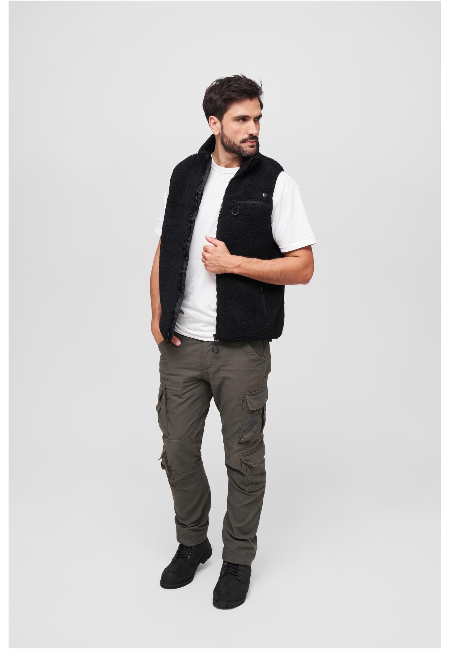 Brandit Steppweste »Brandit Herren Teddyfleece Vest Men«, (1 tlg.)