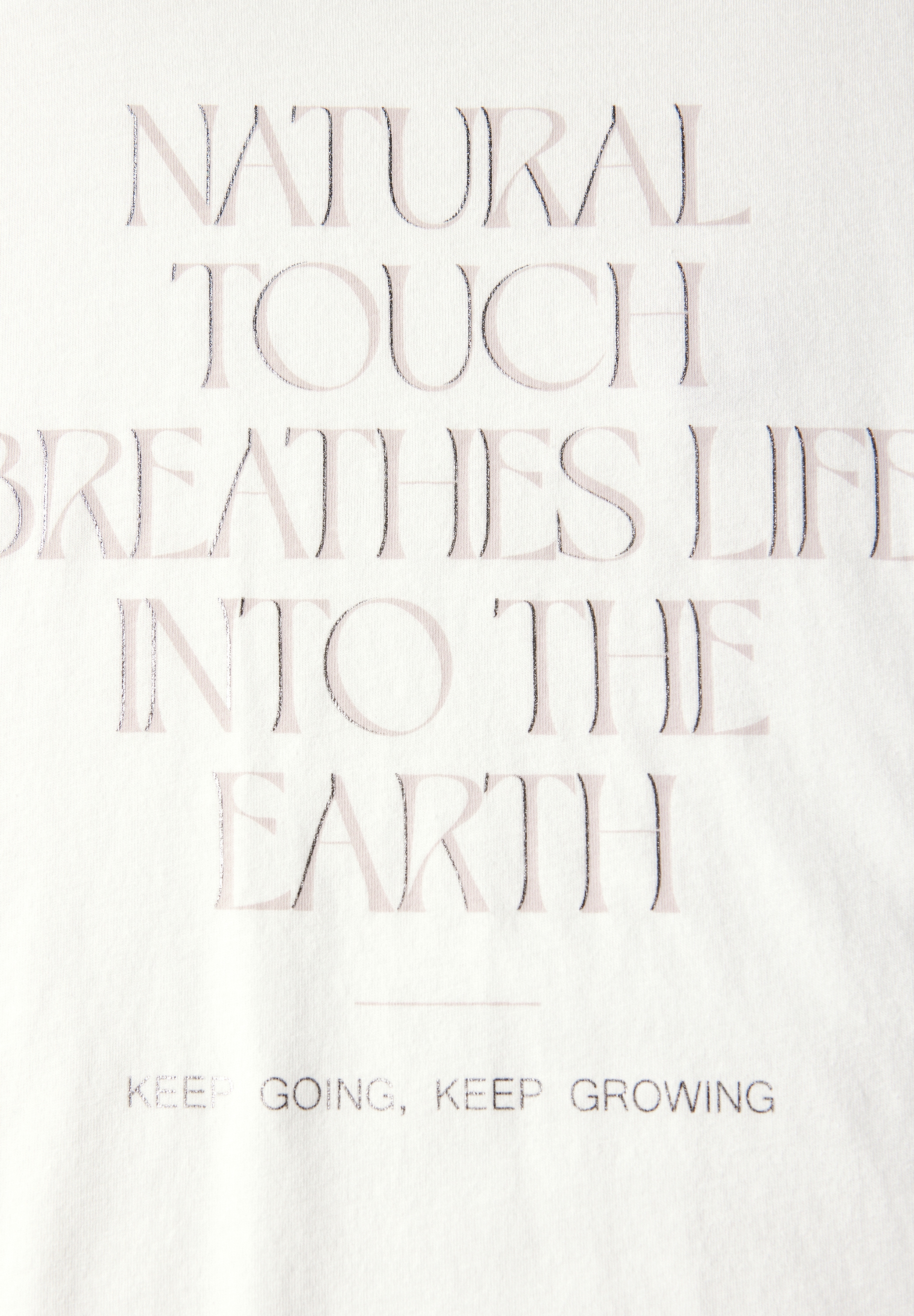 STREET ONE T-Shirt, mit Materialmix