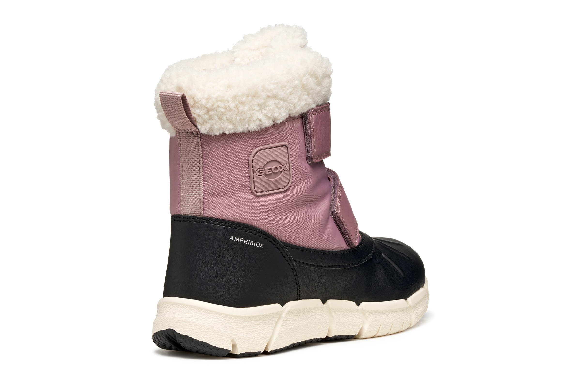 Geox Flexyper ABX Girls Boots Pink/Black 33 3