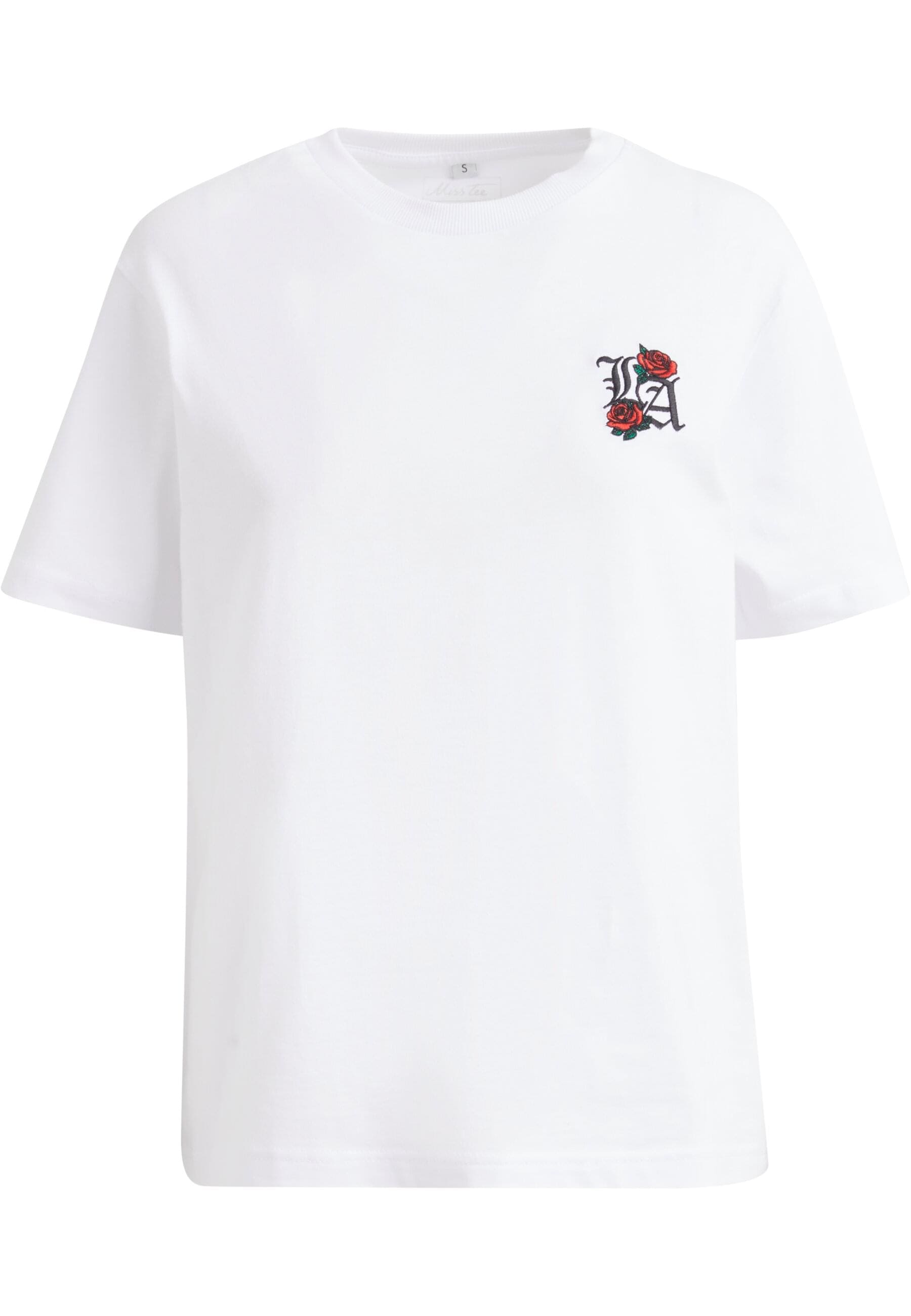 Miss Tee T-Shirt "Miss Tee Los Angeles Roses EMB Tee" 1 Stk. günstig online kaufen