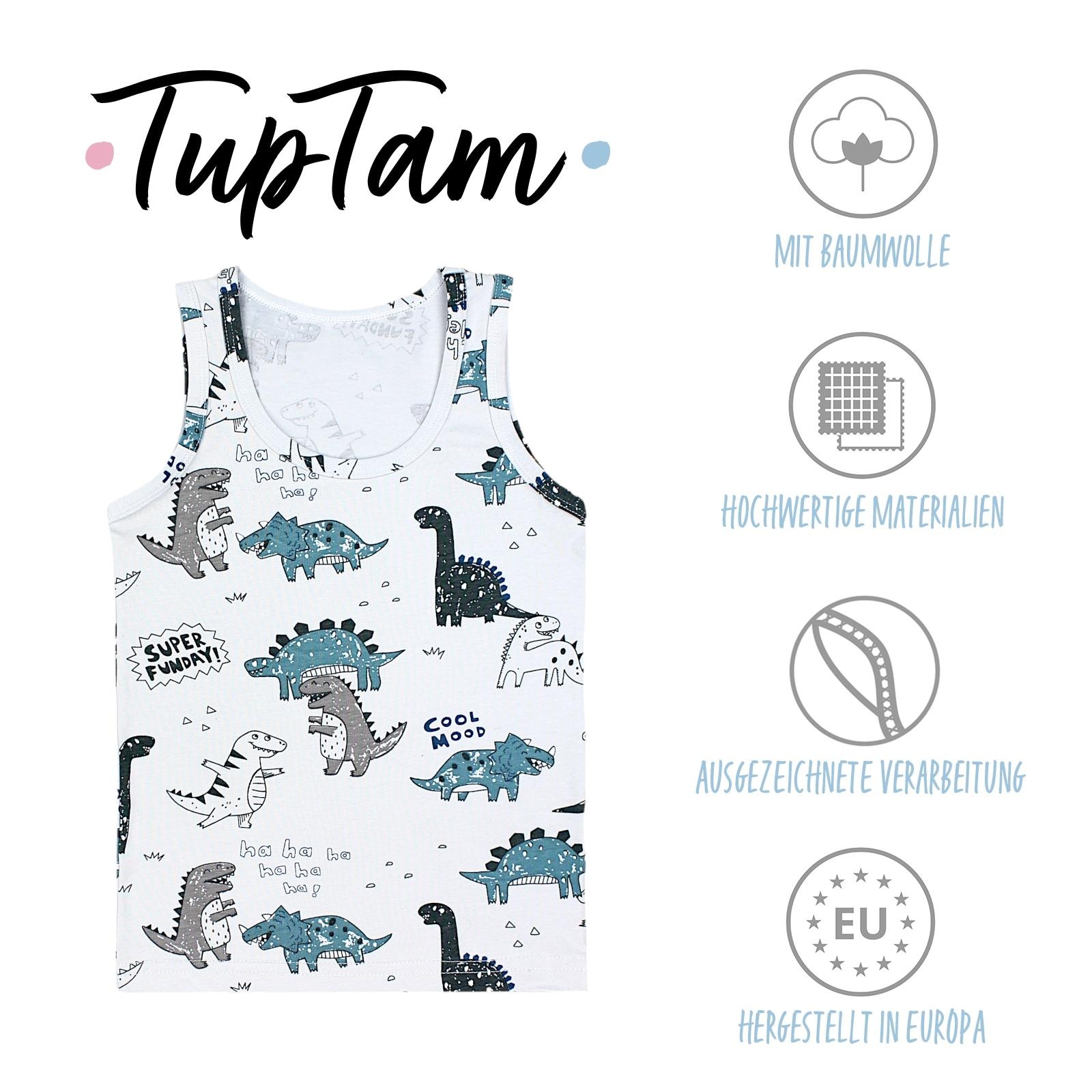 TupTam Unterhemd »Unterhemd Kinder Jungen Unterhemd Ärmellos 5er Pack«