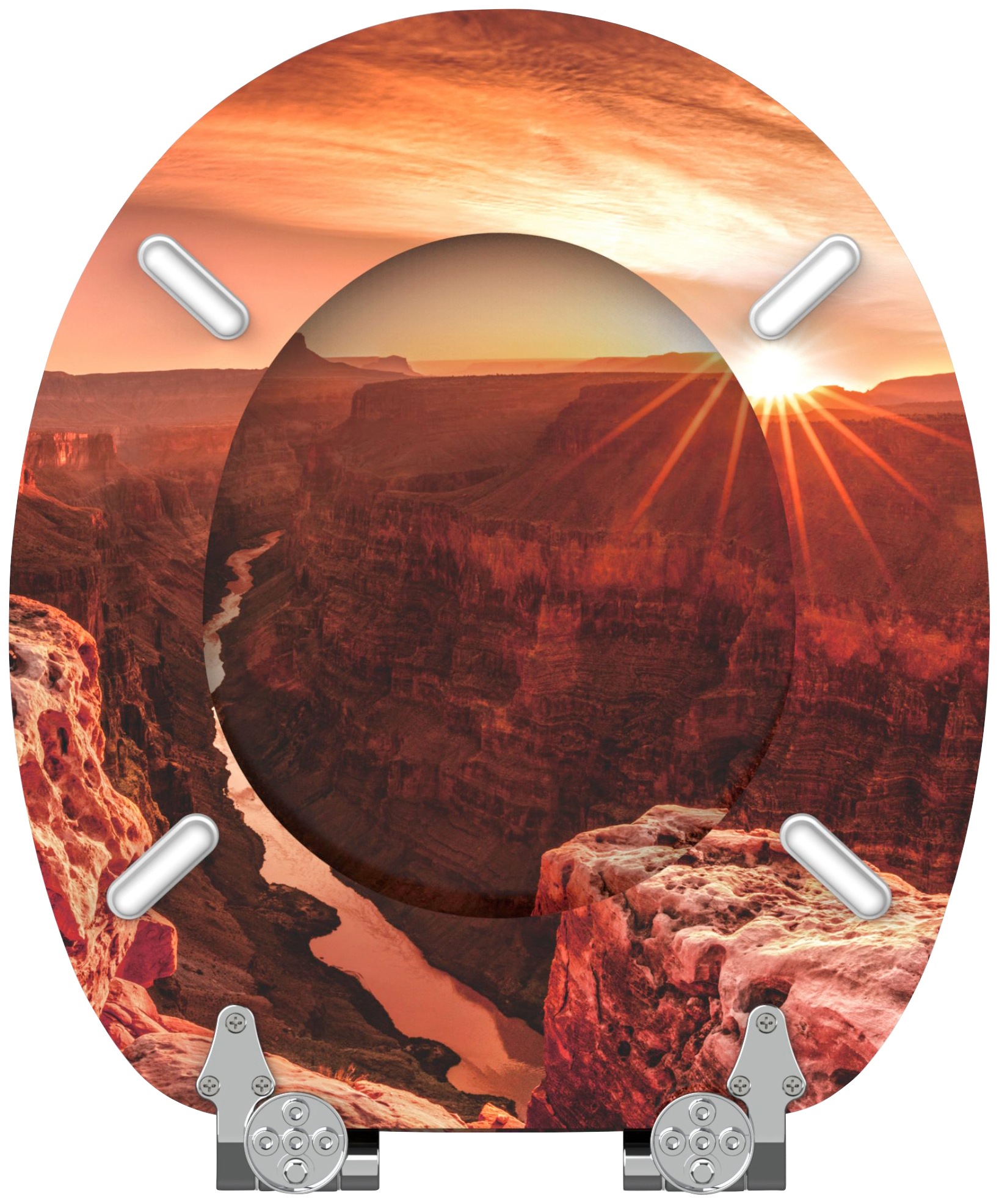 Sanilo WC-Sitz »Grand Canyon«, mit Absenkautomatik