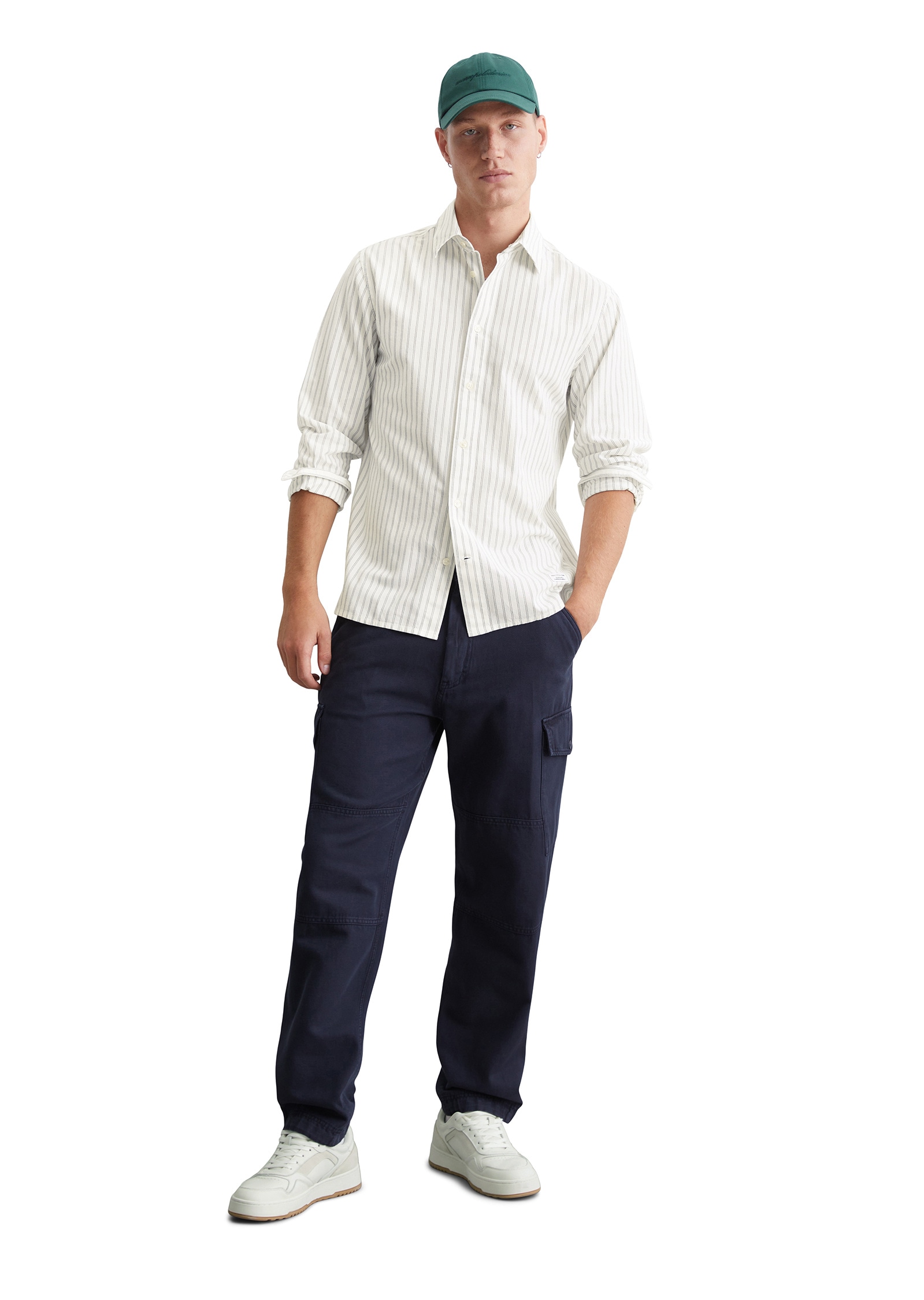 Marc O'Polo DENIM Langarmhemd »aus reiner Bio-Baumwolle«