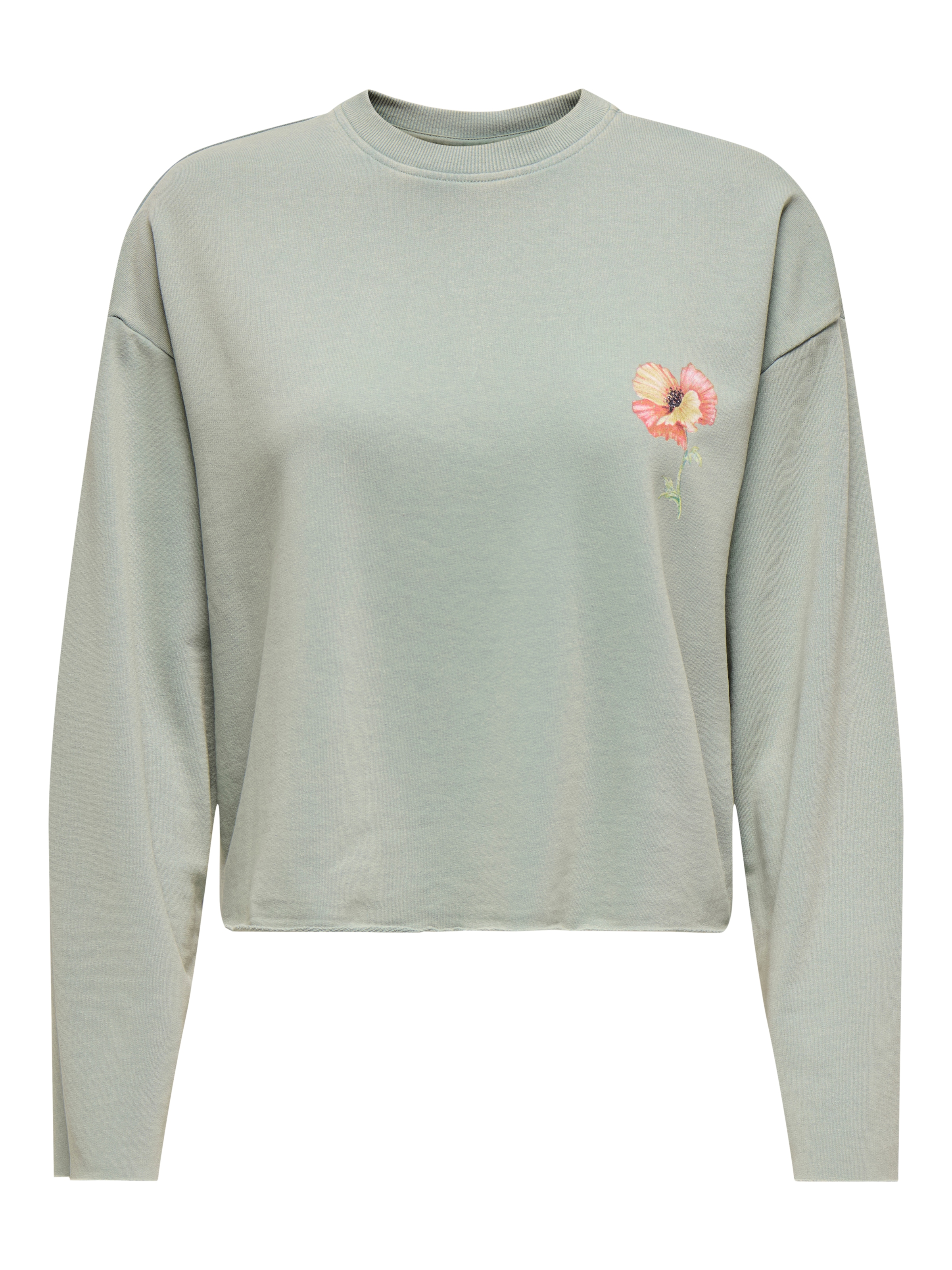 ONLY Sweatshirt "ONLLUCINDA L/S FLOWERS O-NECK UB SWT" günstig online kaufen
