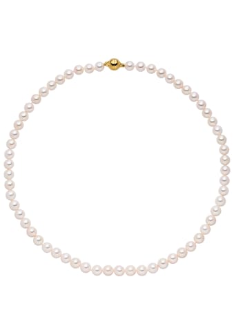 JOBO Perlenkette, Akoya-Zuchtperlen mit 925 Silber vergoldet kaufen