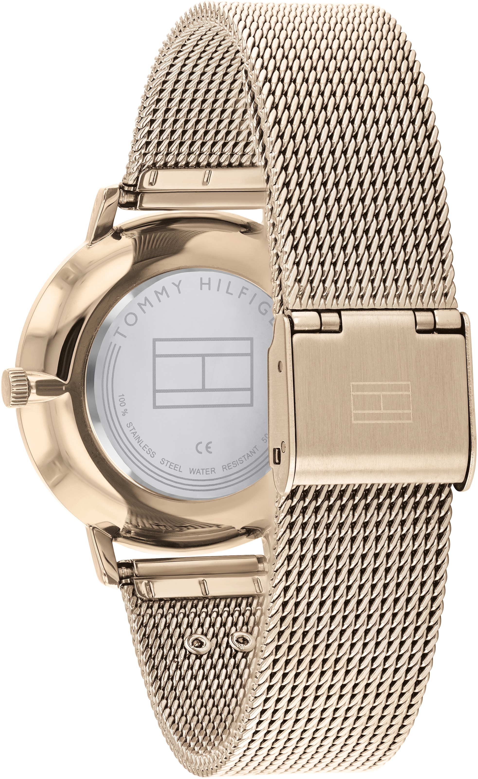 Tommy Hilfiger Quarzuhr »TEA«, Armbanduhr, Damenuhr, Edelstahlarmband