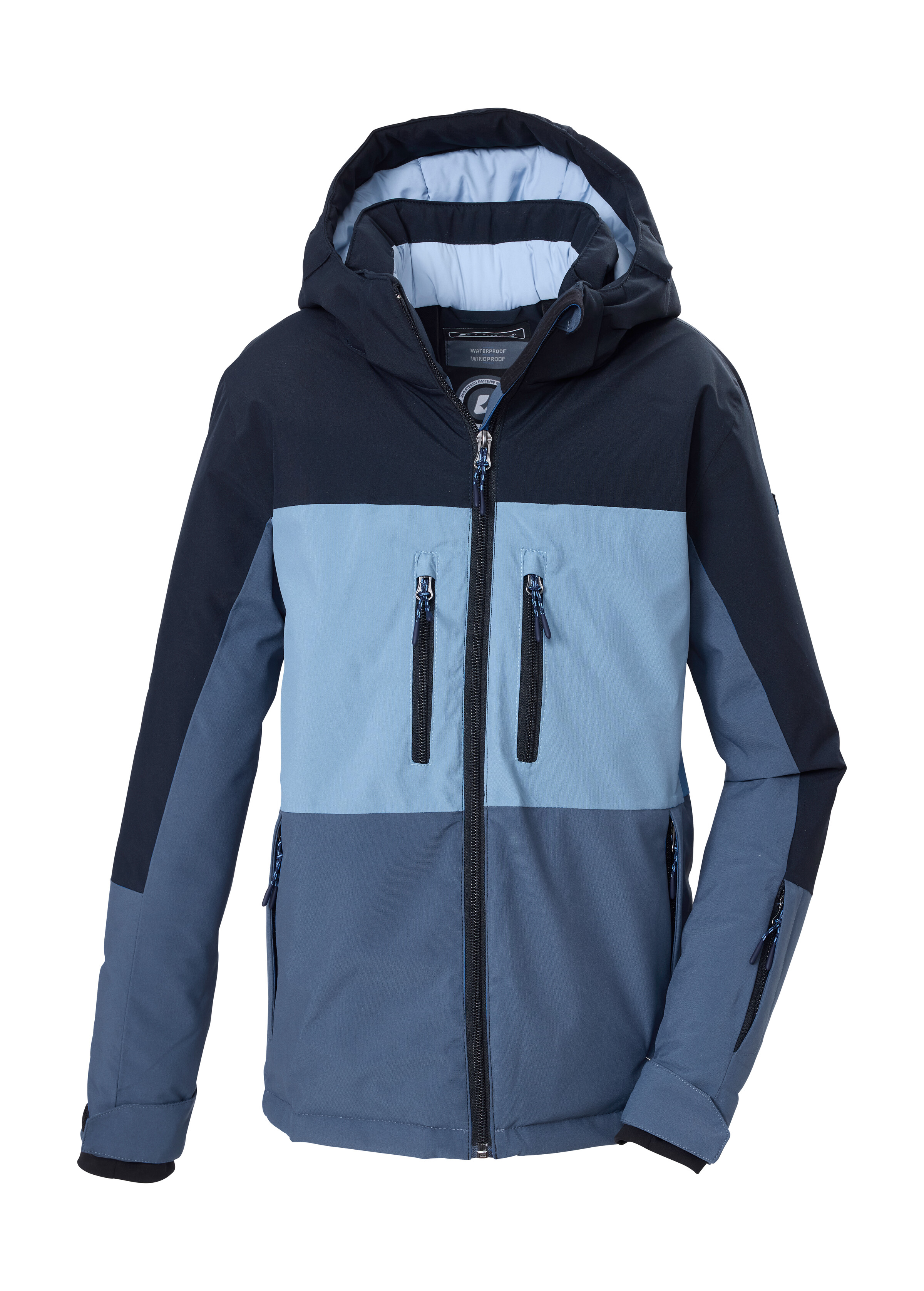Killtec Funktionsjacke "KOW 174 BYS JCKT" Killtec Kids Jacke: Wasserdicht, reflektierend, abnehmbare Kapuze