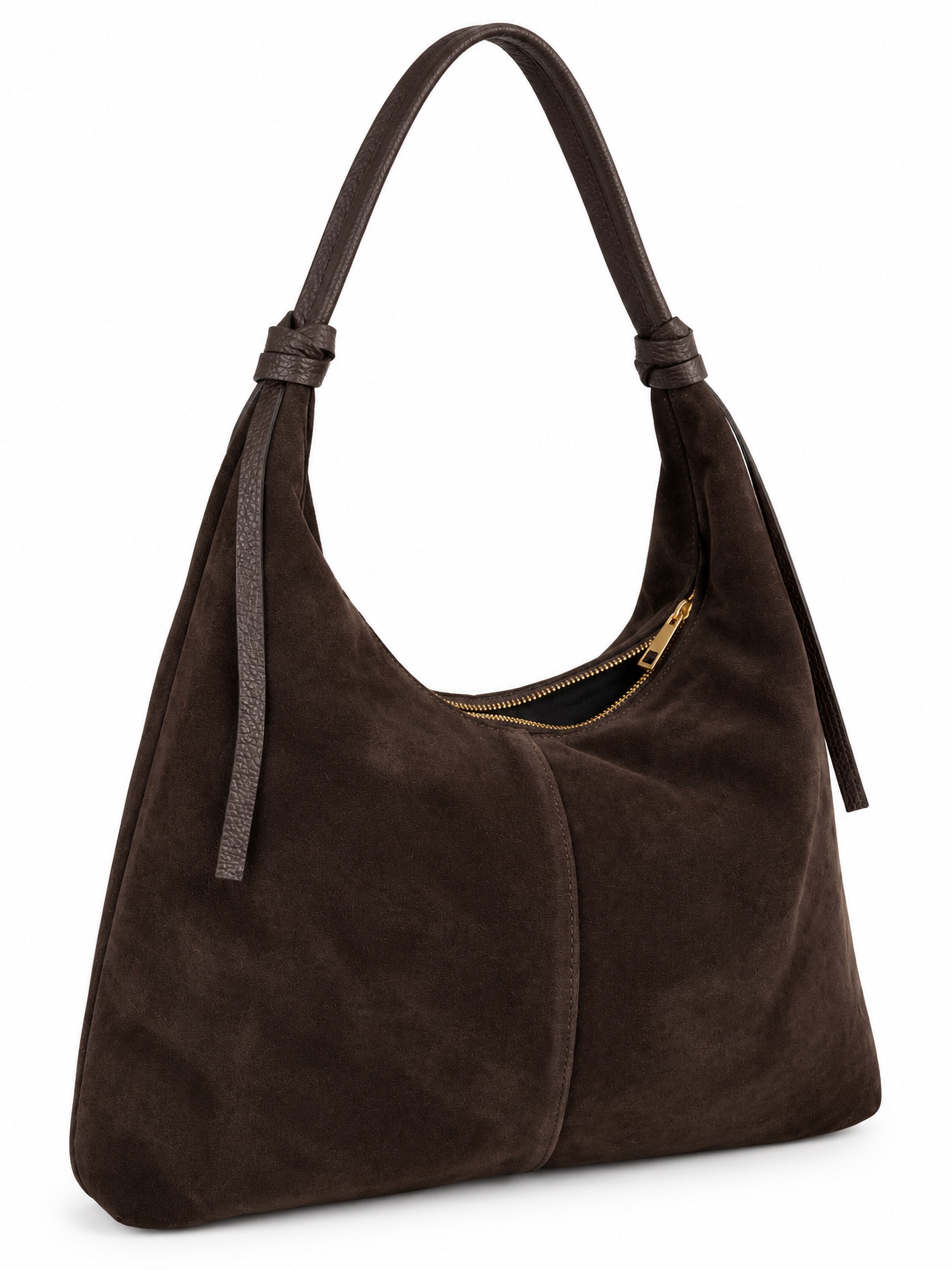 COLLEZIONE ALESSANDRO Schultertasche "XL Wildleder" Weiches Wildleder, großzügige Hobo-Form