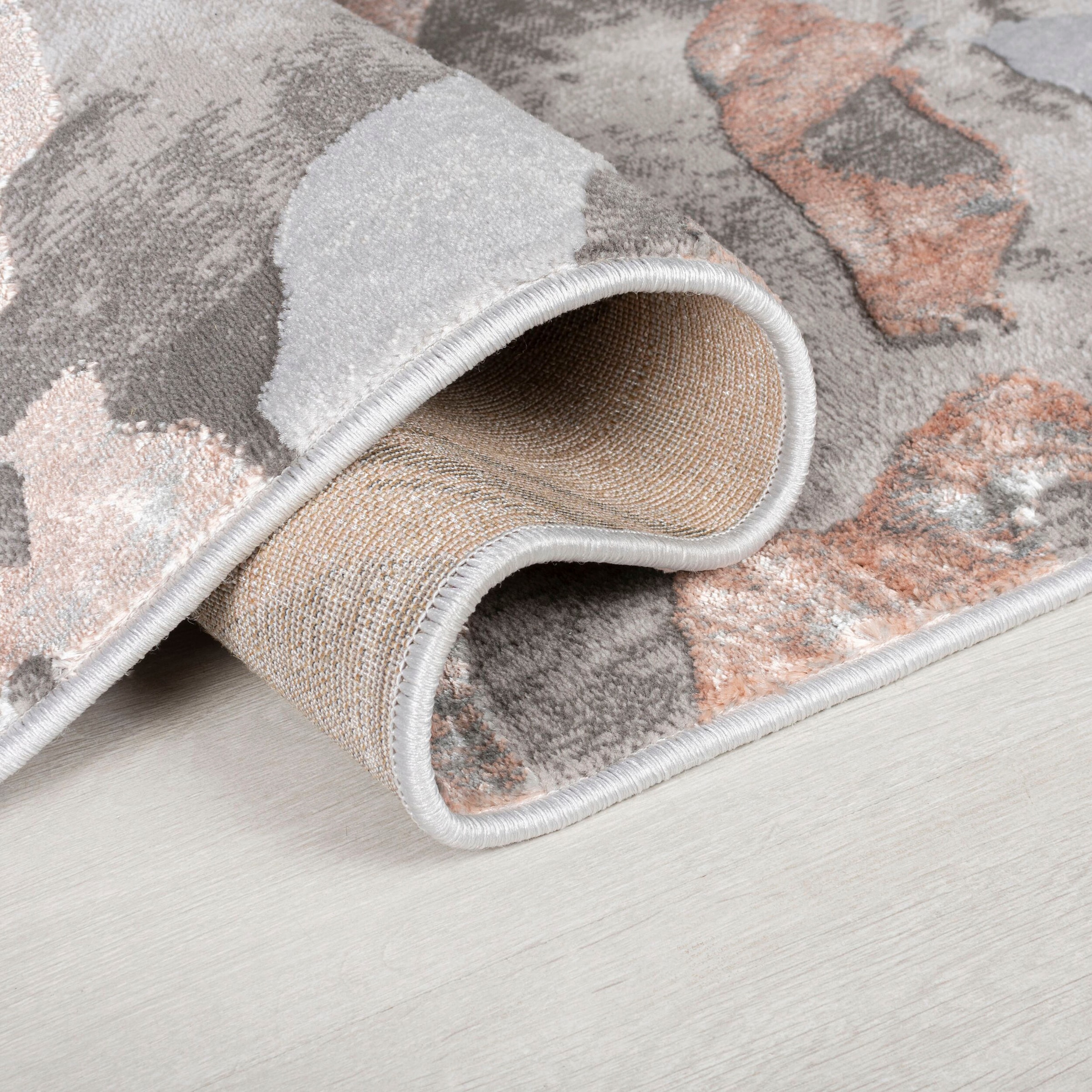Marmor-Design RUGS BAUR »Marbled«, | rechteckig, mehrfarbig, FLAIR dezenter modernes Glanz, kaufen Teppich