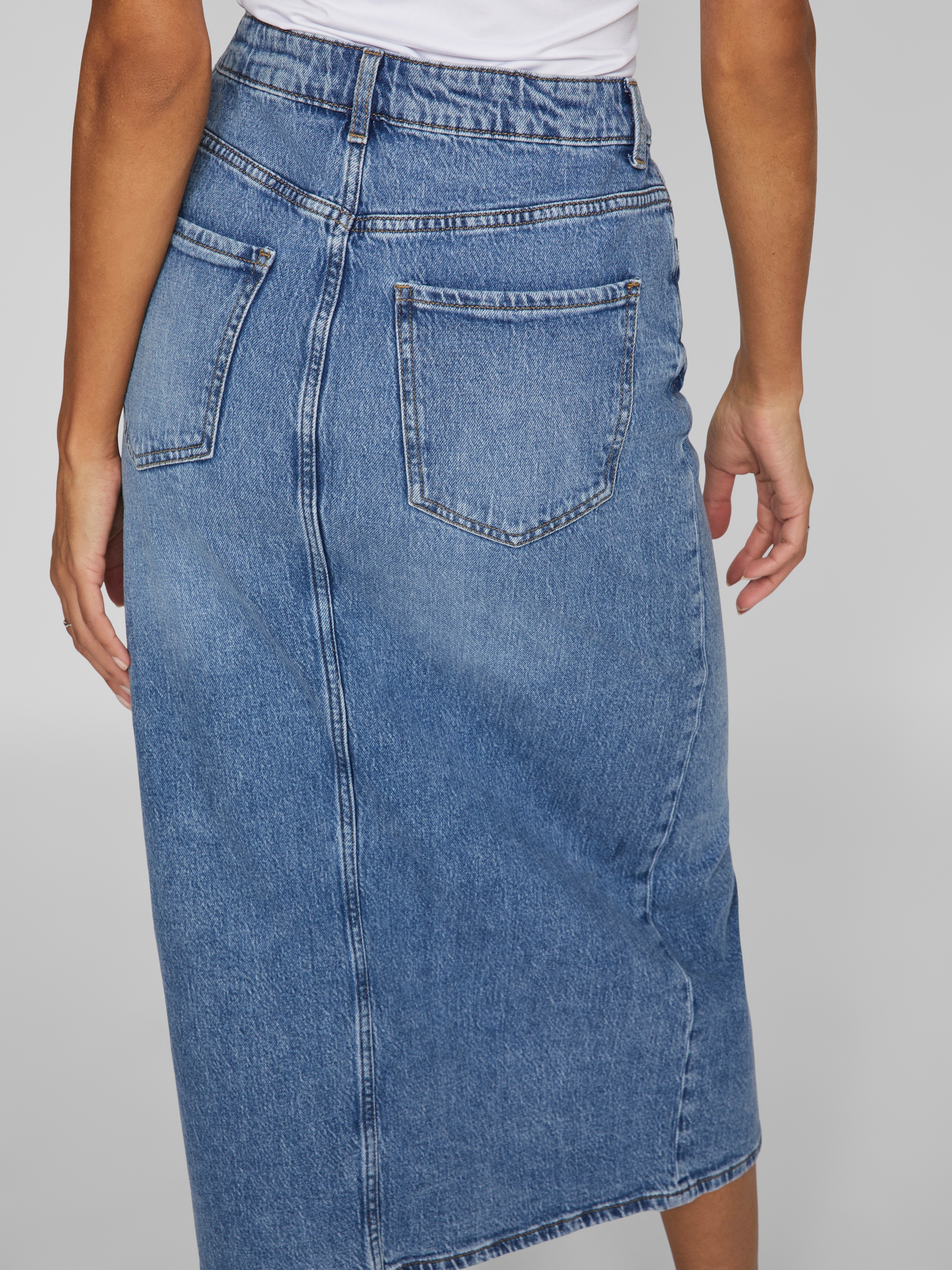 Vila "VIJAF HW MIDI DENIM SKIRT-NOOS" günstig online kaufen