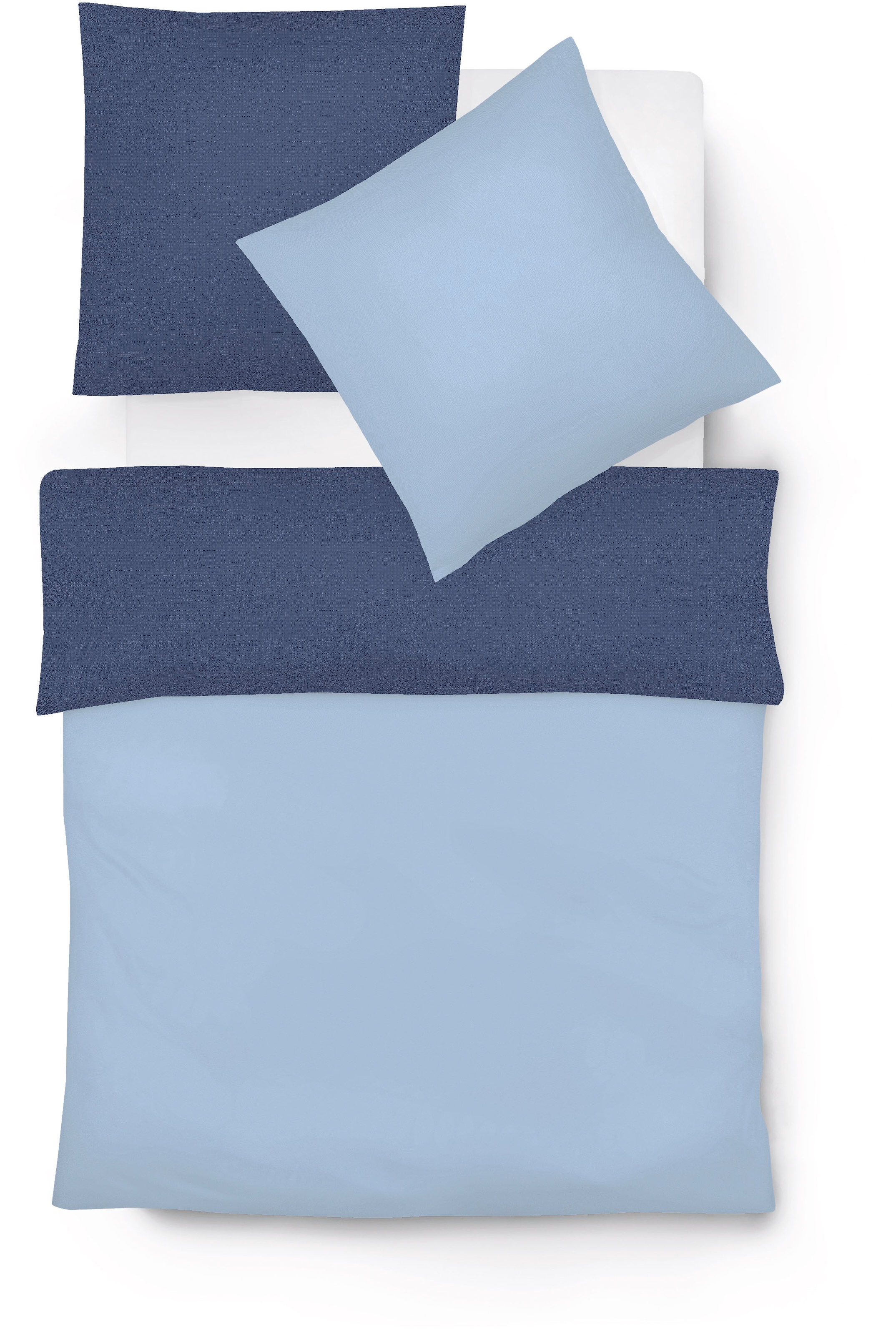 fleuresse Wendebettwäsche "Lech W 4158" 2 Stk. tlg. Edelflanell, Baumwolle, günstig online kaufen