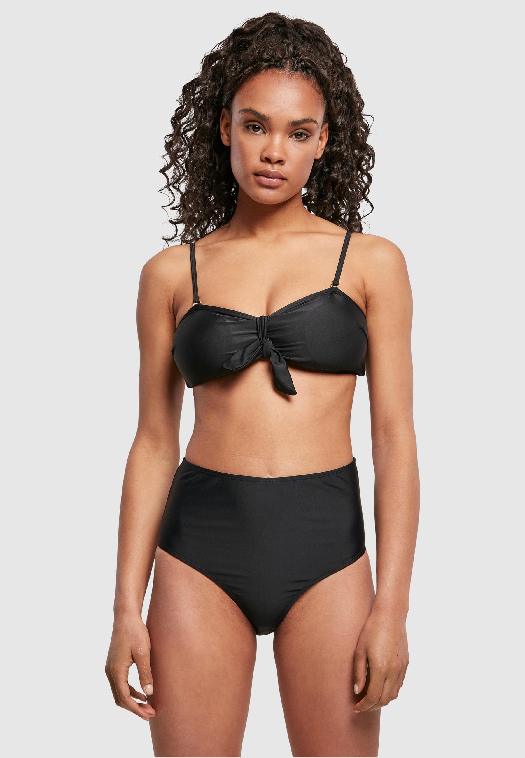 URBAN CLASSICS Bügel-Tankini »Urban Classics Damen Ladies High Waist Balcony Bikini«