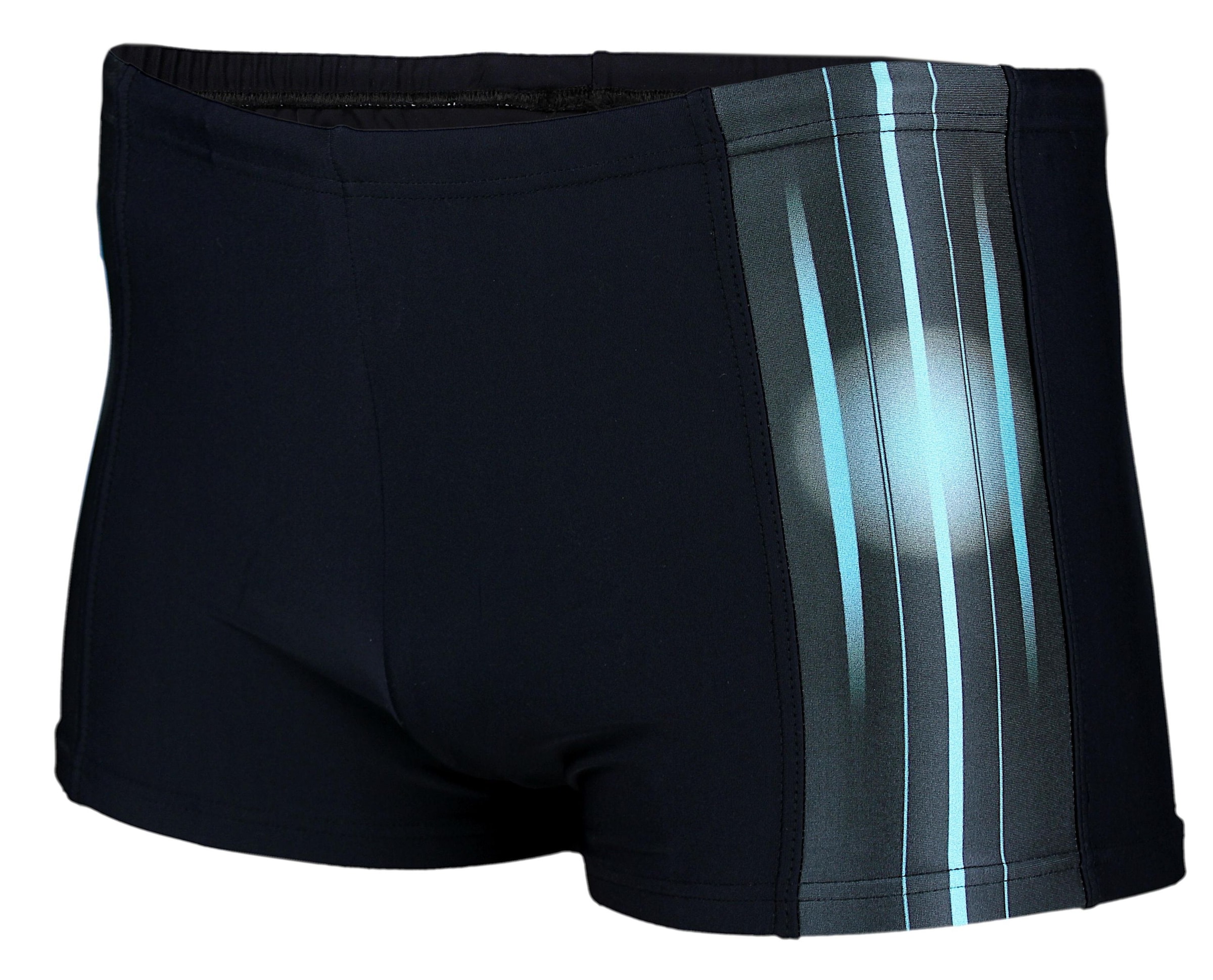 AQUARTI Badehose "Badehose Aquarti Herren Badehose Kurz Sportlich Streifen"