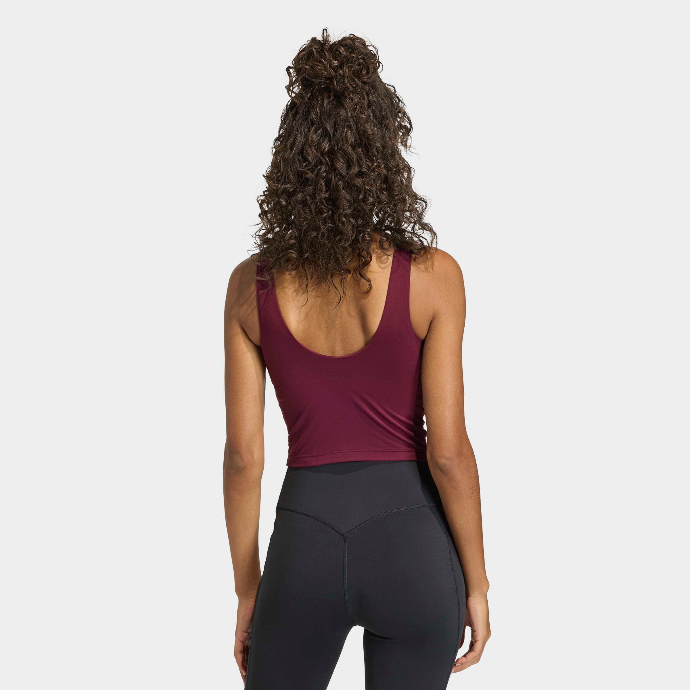 adidas Performance Tanktop »3-STREIFEN STUDIO ALL ME, LEICHT STÜTZEND«