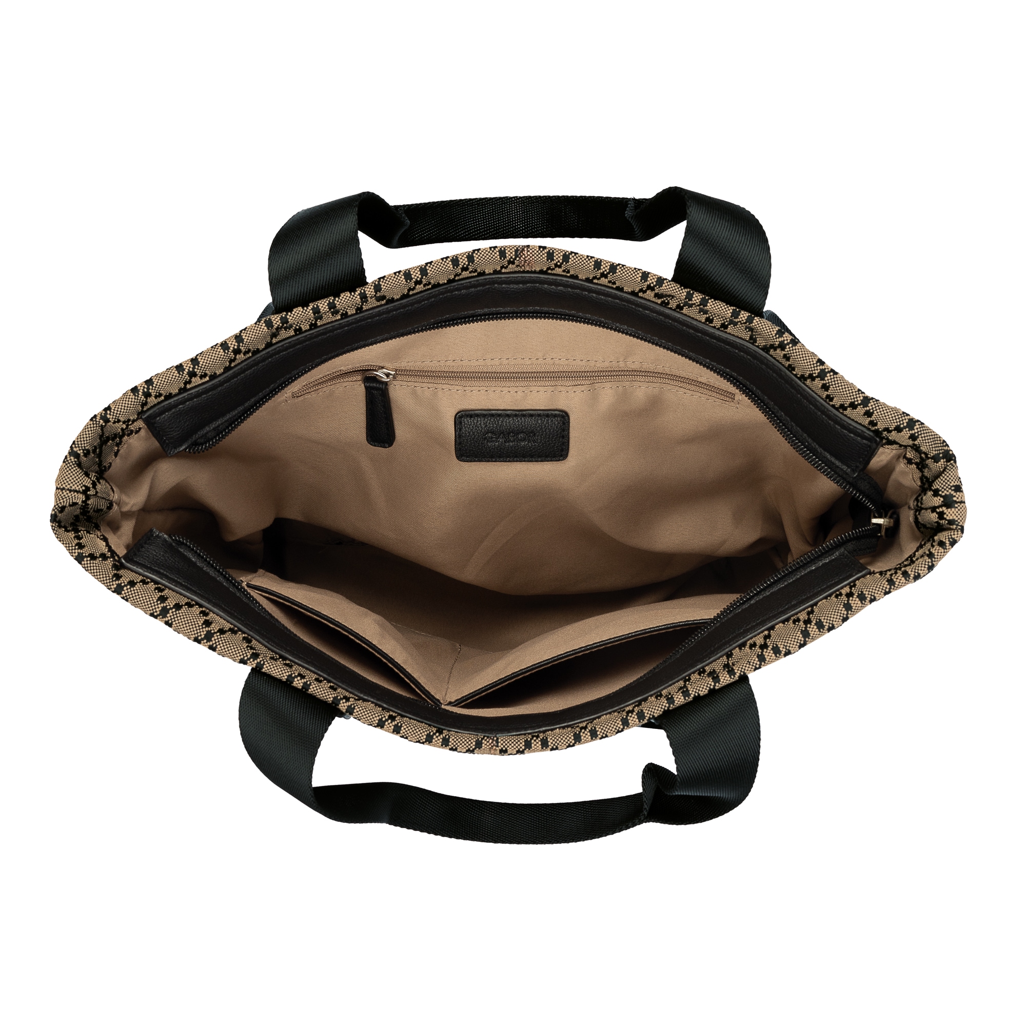 Gabor Shopper »Helmea« Damen Handtasche, Schultertasche mit modischem Muster