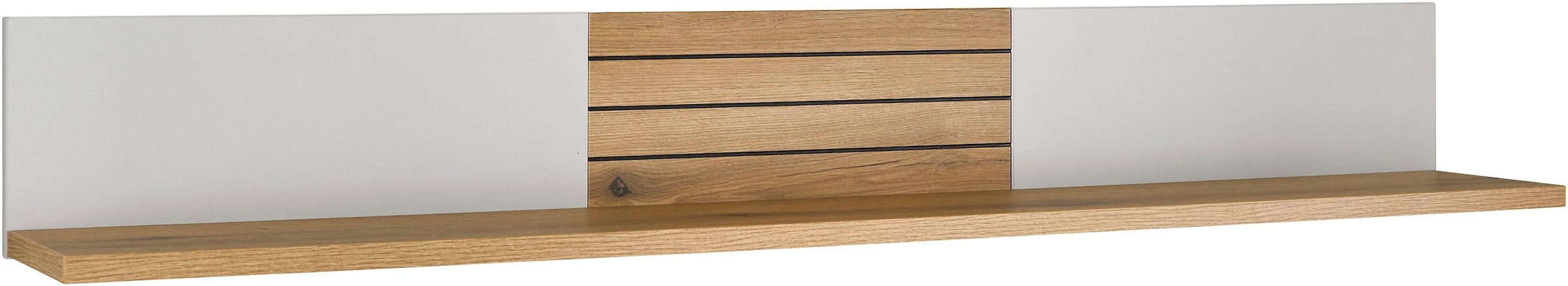 set one by Musterring Wandboard "Quincy" 1 Stk. tlg. Schwebende L-Form, in Anthrazit/Lichtgrau, großzügige 150 cm