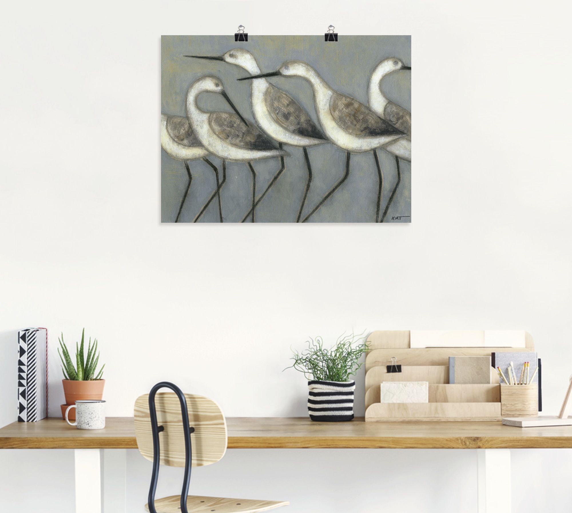 Artland Wandbild »Küstenvögel I«, Vögel, (1 St.), als Alubild, Outdoorbild, Leinwandbild, Poster in verschied. Größen