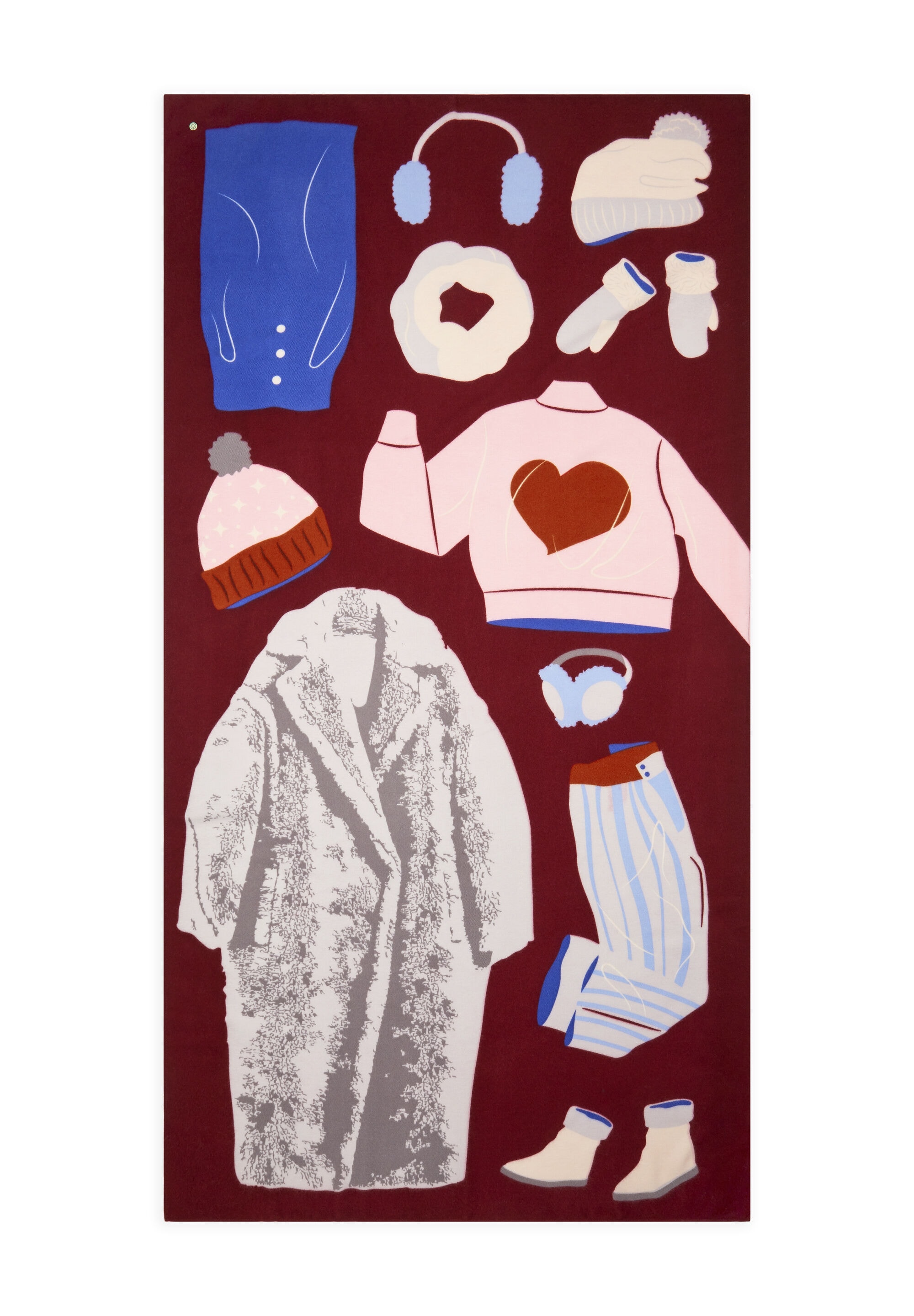 Codello Modetuch »Codello Schal« mit Outfit-Print