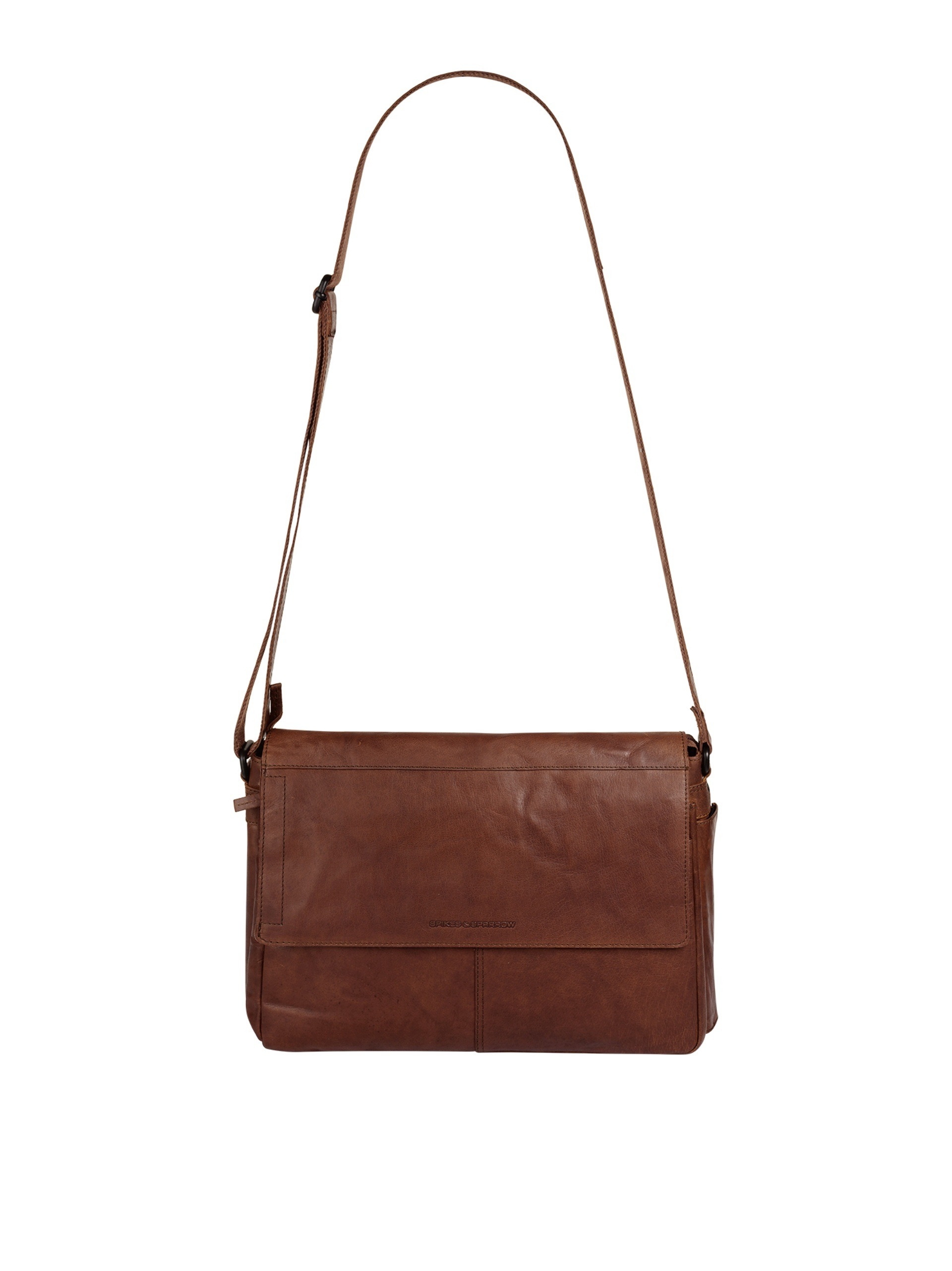 Spikes & Sparrow Messenger Bag, echt Leder