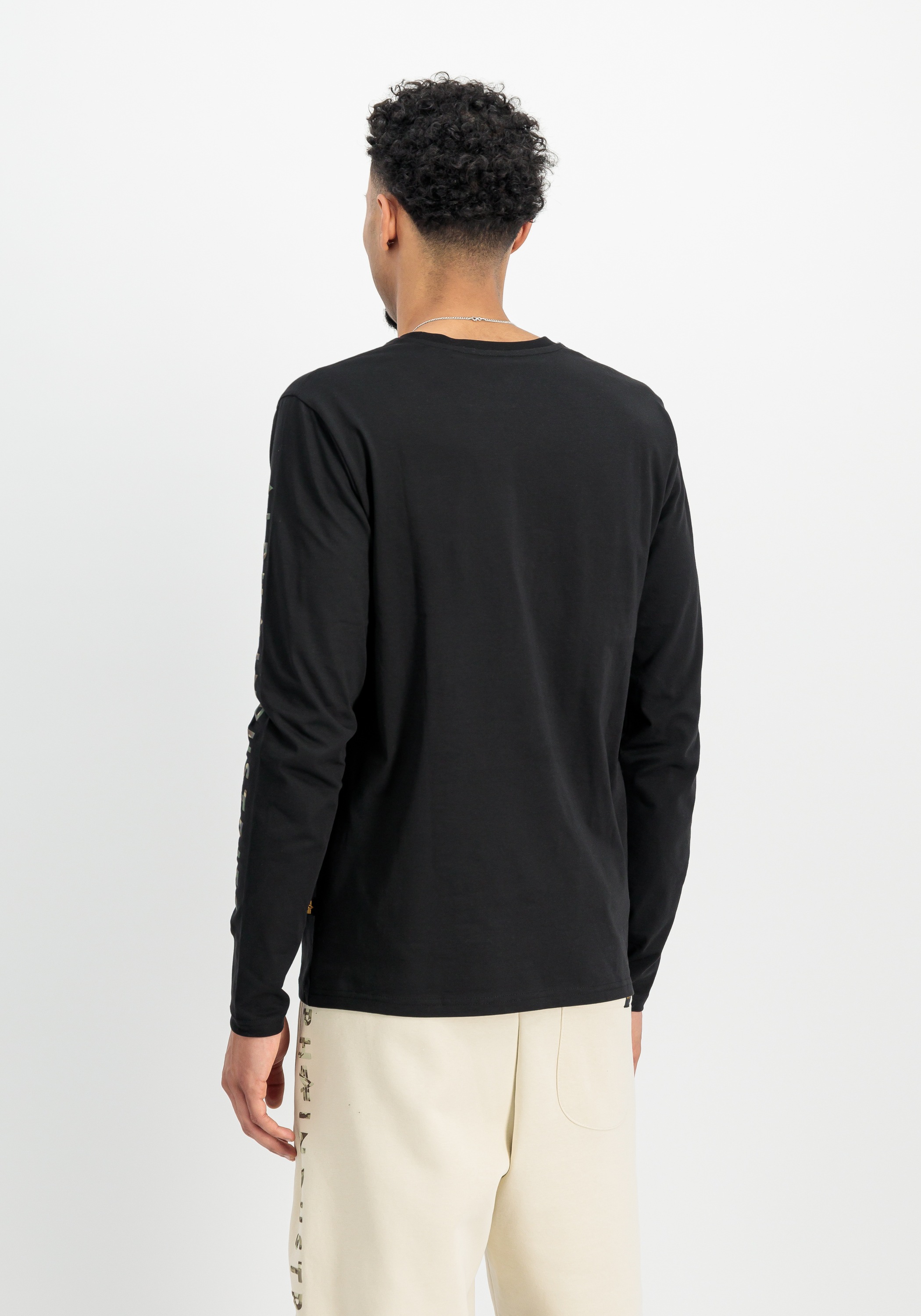 Alpha Industries Longsleeve »Alpha Industries Men - Longsleeves Camo Sleeve Longsleeve«