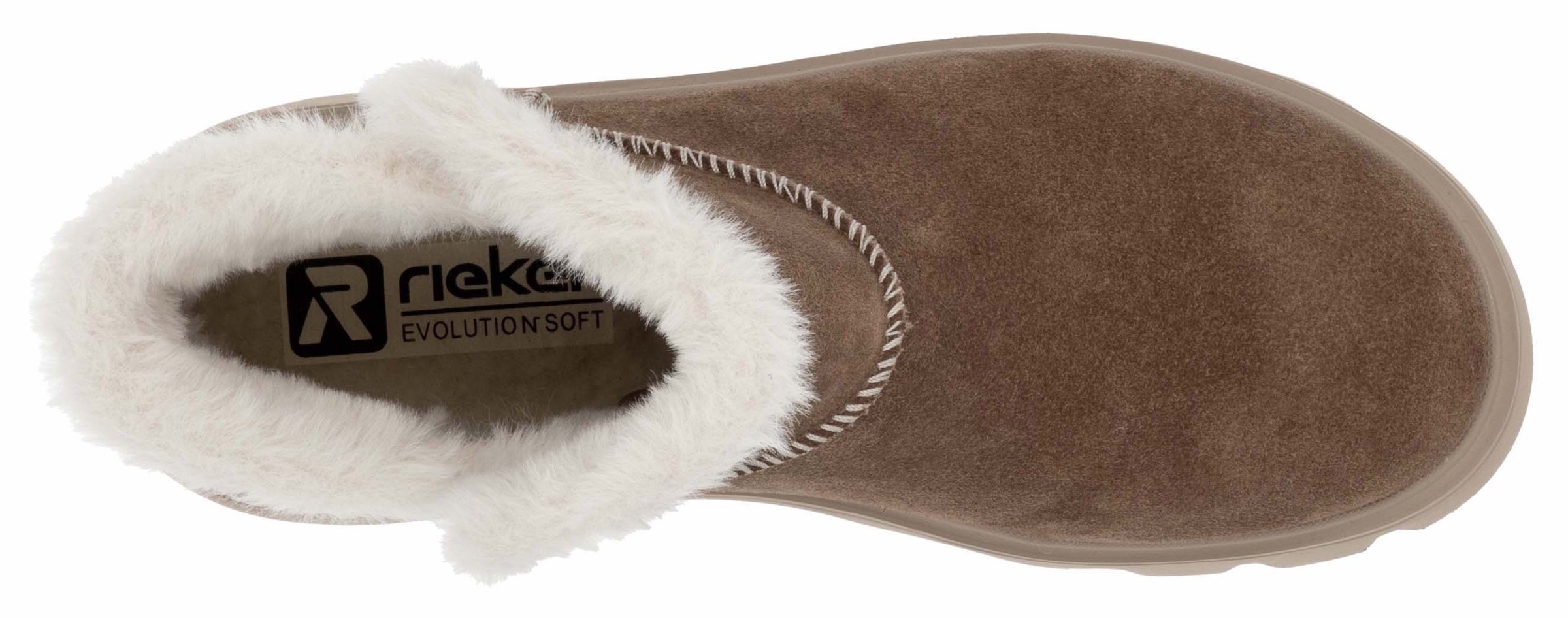 Rieker EVOLUTION Winterboots, Plateaustiefel, Schlupfschuh mit Innenreißverschluss