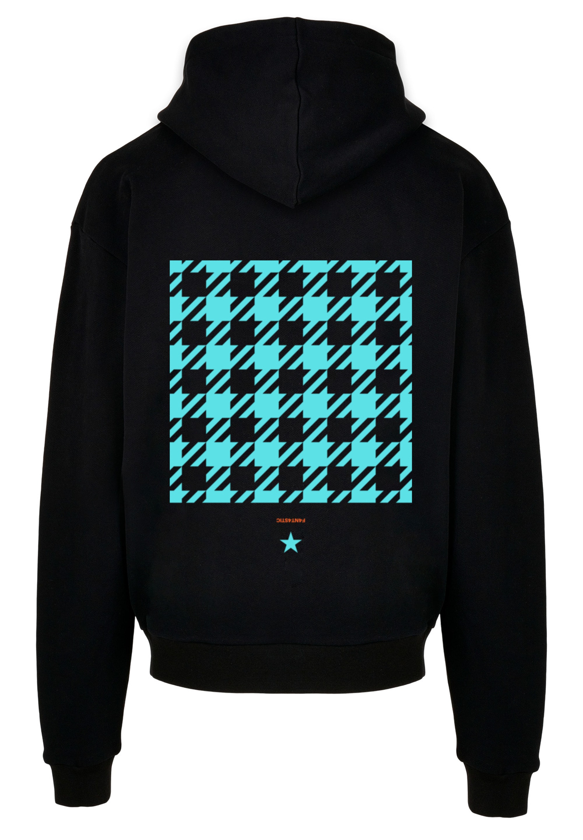 F4NT4STIC Kapuzenpullover »Hahnentritt Negativ«, Print