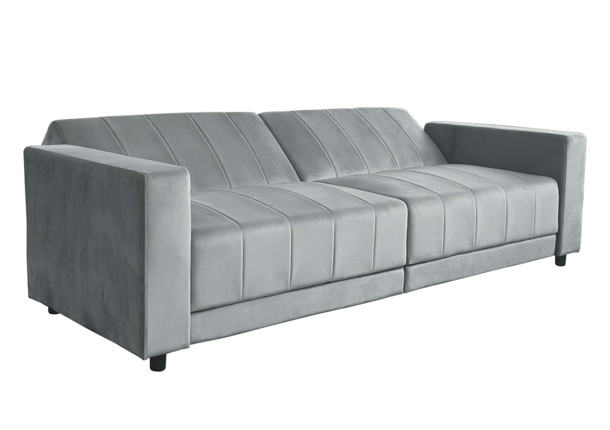 Dorel Home 3-Sitzer »Allie II Schlafsofa 225 cm«, Bett-Funktion (108/190cm), Rückenlehne 2-teilig, mit Steppung