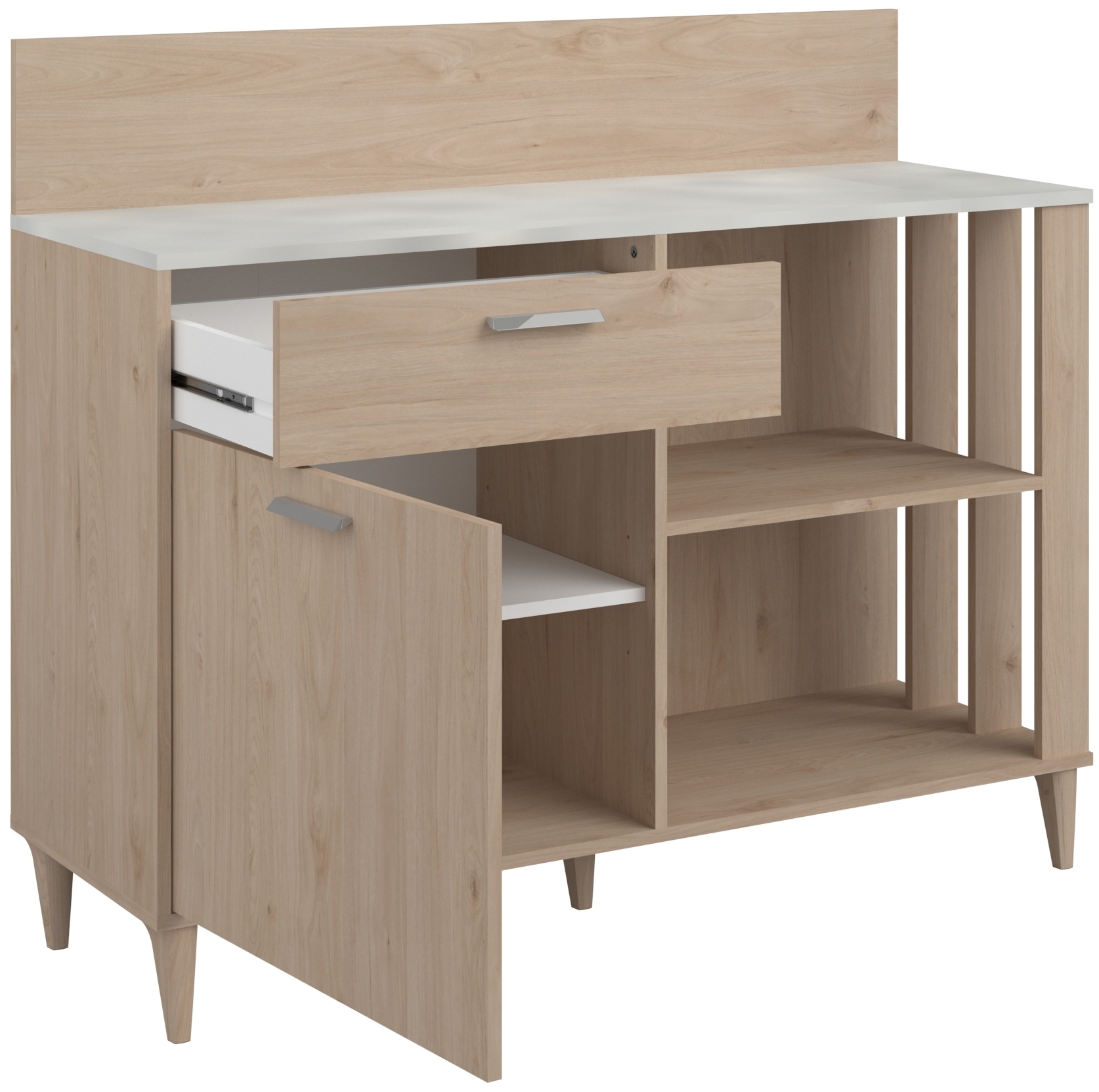 Parisot Schrank-Set »Gala 2«, (Set, 2 St.), dekorative Claustra an den Seiten der oberen Fächer