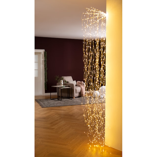 AM Design LED-Lichterkette »Fächer, Weihnachtsdeko aussen«, Länge ca. 220  cm | BAUR