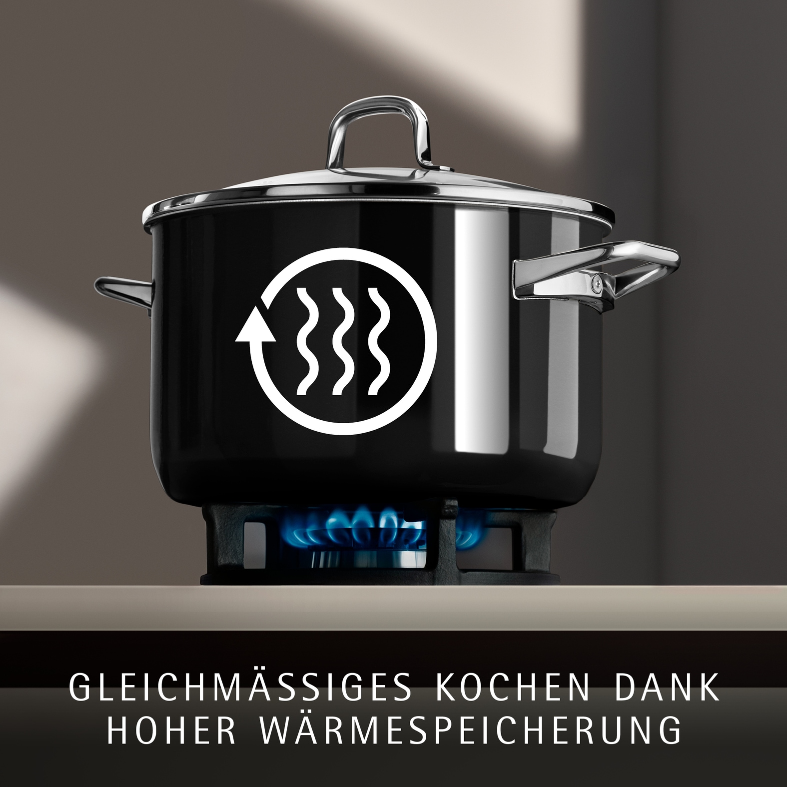 WMF Topf-Set »Fusiontec Essential Pro« Set, 7 tlg. tlg. Edelstahl | Glas