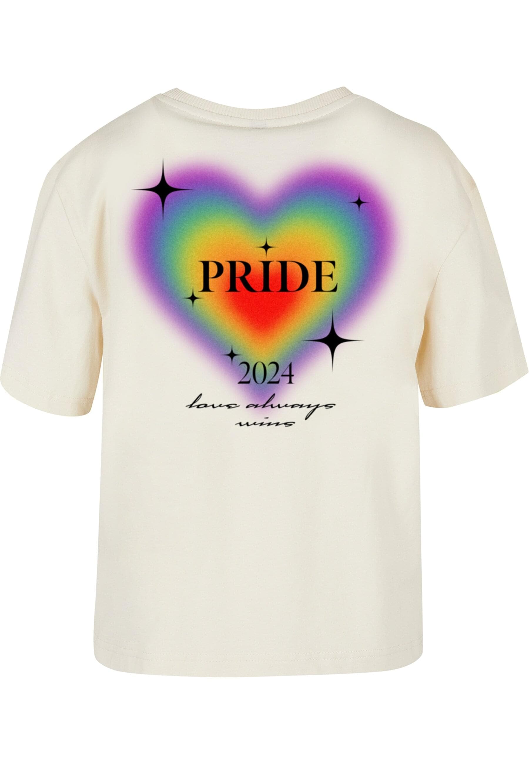 Miss Tee T-Shirt »Miss Tee Gradient Heart Pride Tee«, (1 tlg.)