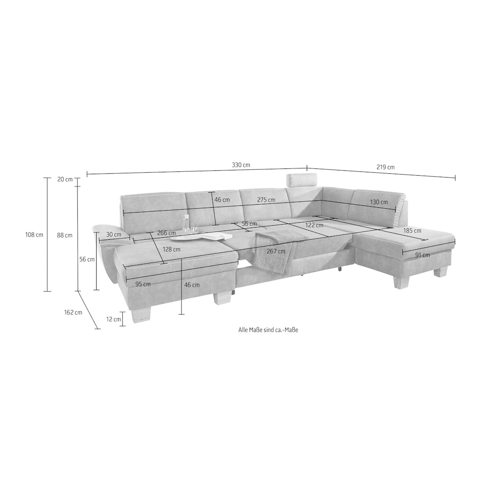 exxpo - sofa fashion Wohnlandschaft »Croma«