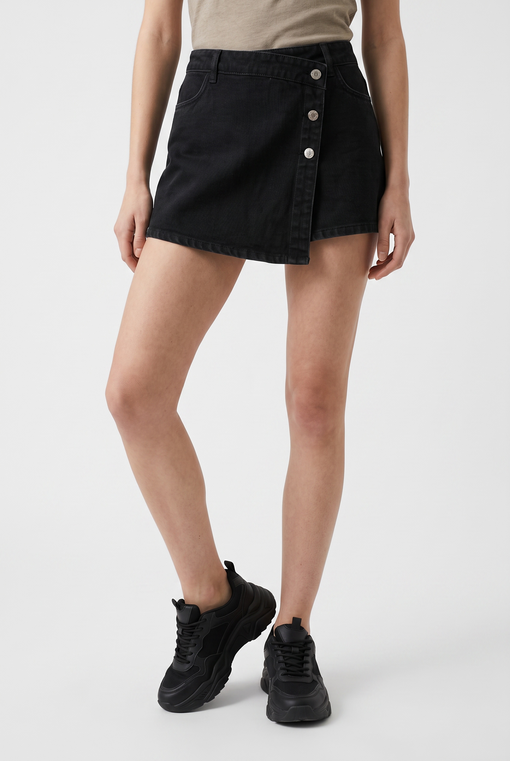 Vero Moda Hosenrock "VMSIMONE HR DENIM SKORT MIX" Denim, Baumwollmischung
