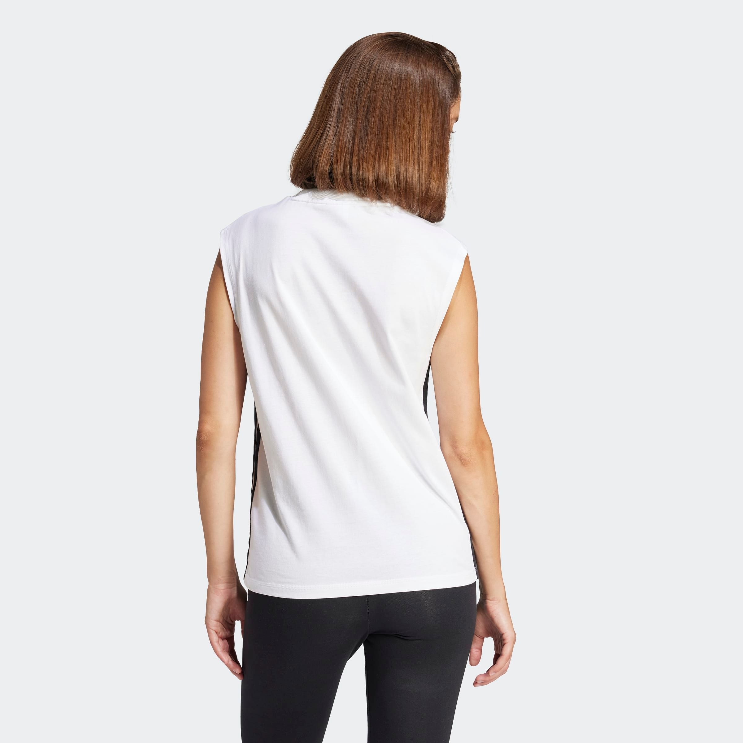 adidas Sportswear Tanktop "ESSENTIALS 3-STREIFEN COTTON LIFESTYLE" günstig online kaufen