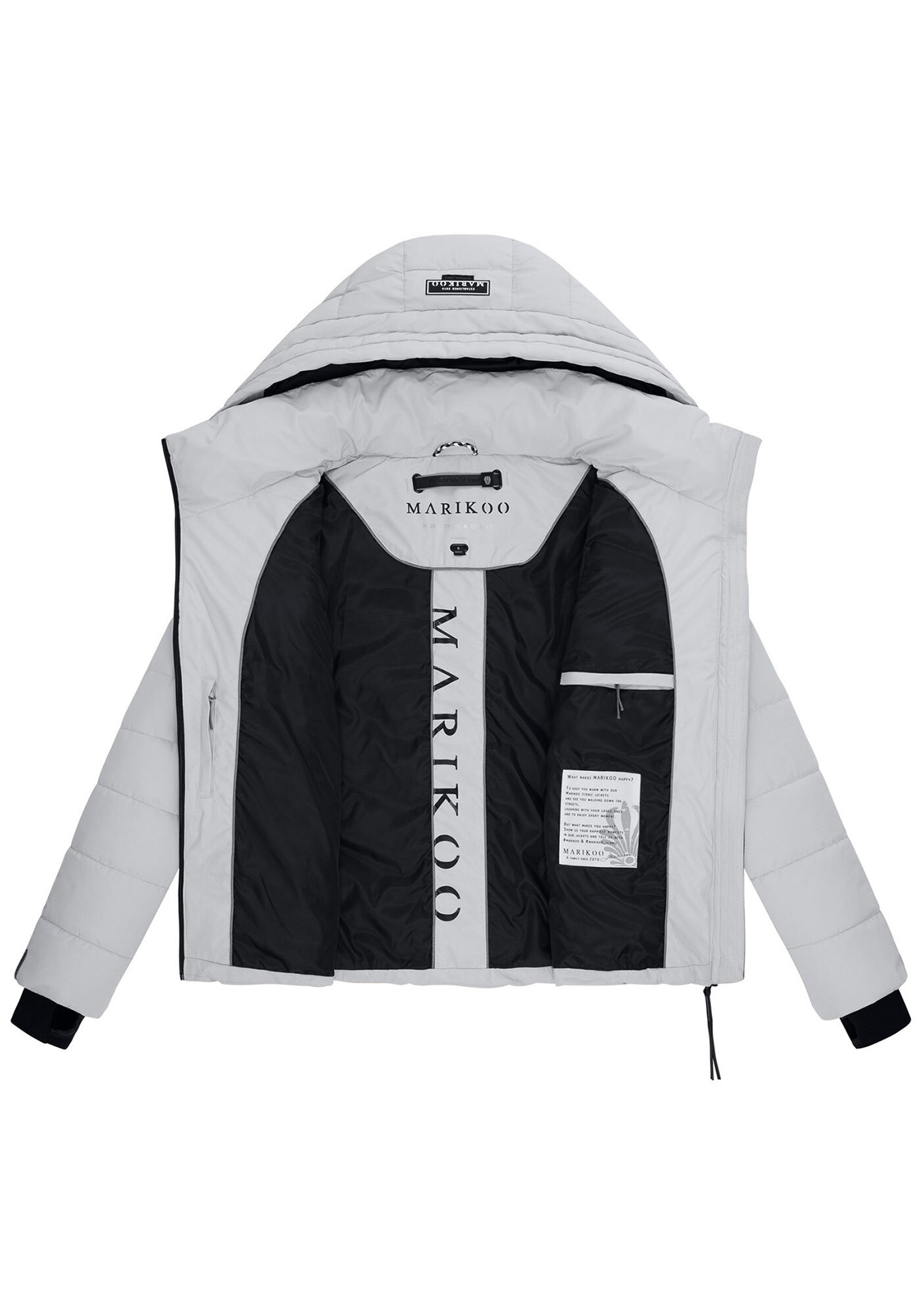 Marikoo Winterjacke »Samuiaa XVI«, mit Kapuze