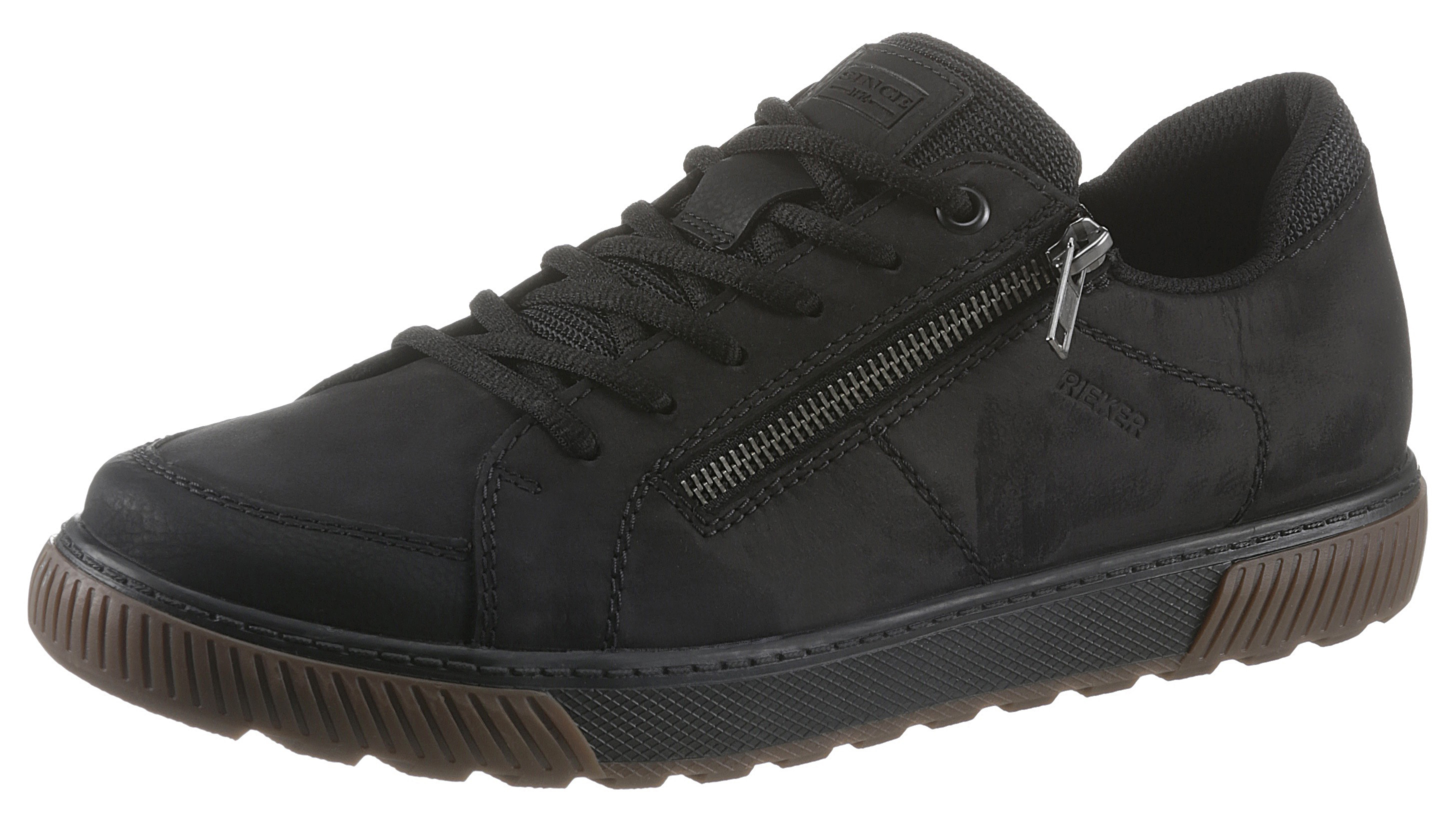 Sneaker, mit Reißverschluss und Schnürung