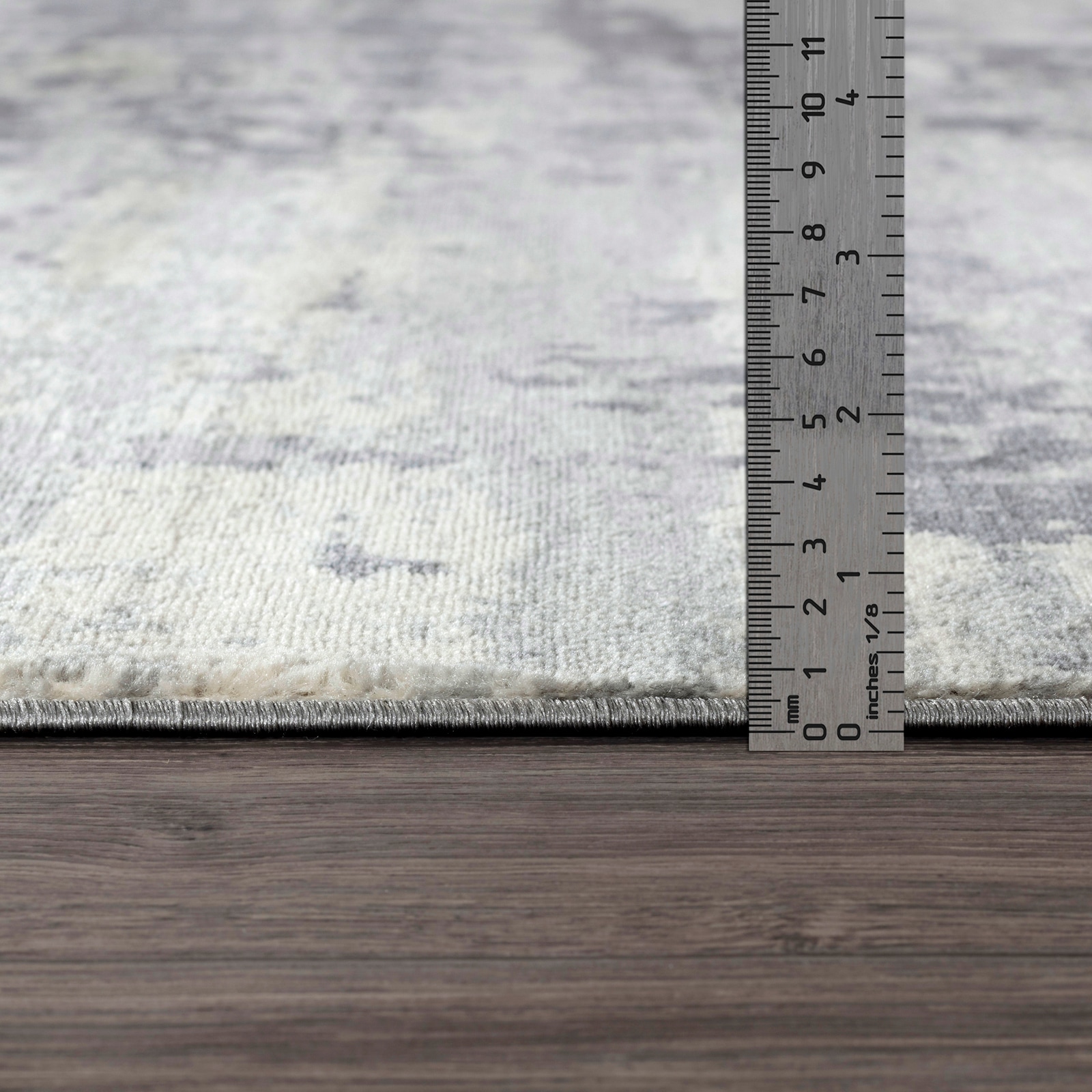 Livabliss Teppich »DALI«, rund, 11 mm Höhe, Moderner Designerteppich in Marmor Optik, Kurzflor Wohnzimmerteppich