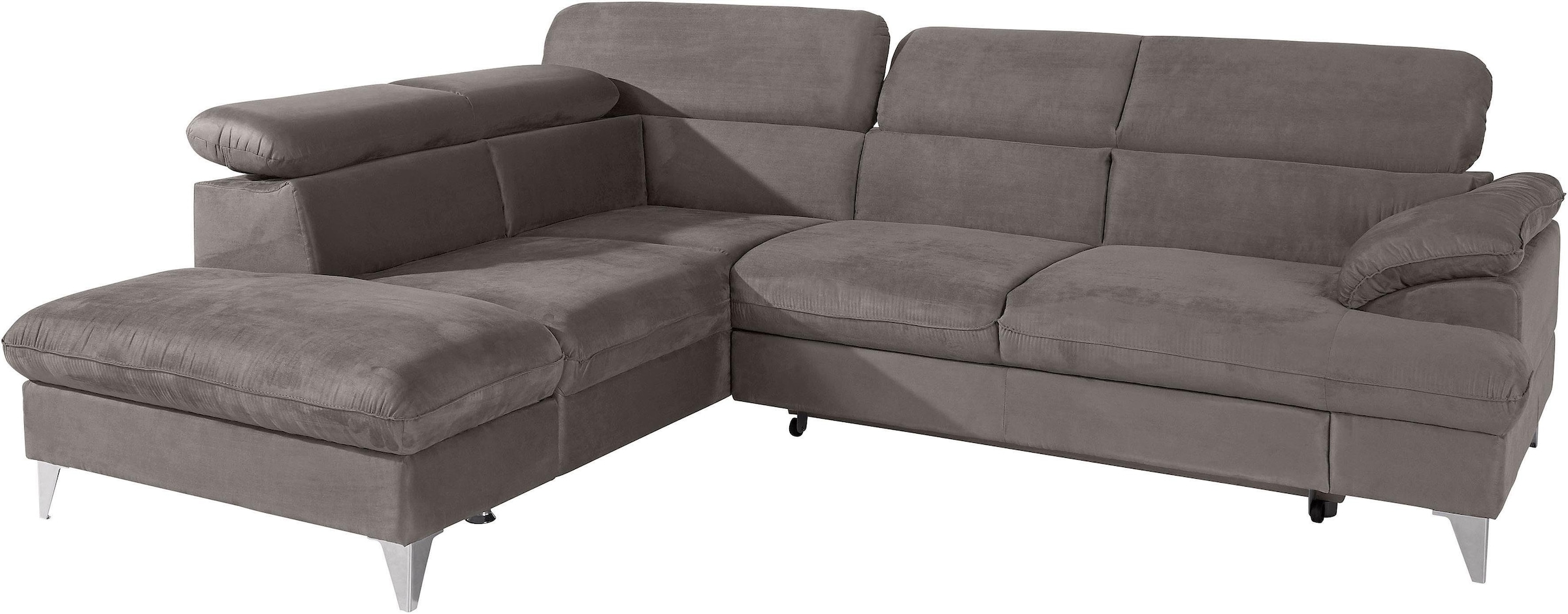 COTTA Polstergarnitur "Caluso L-Form", Set bestehend aus: Ecksofa mit Kopft günstig online kaufen