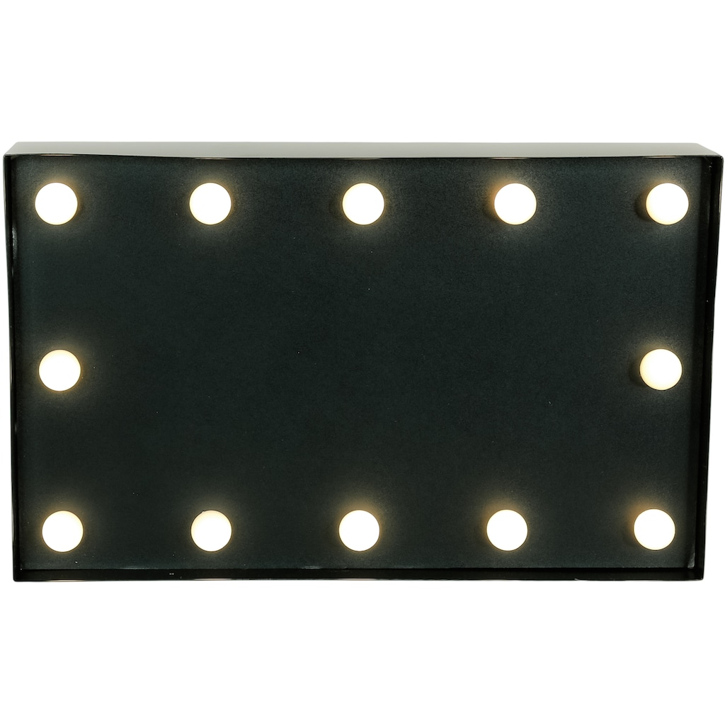 MARQUEE LIGHTS LED Dekolicht »Blackboard«, 12 flammig-flammig