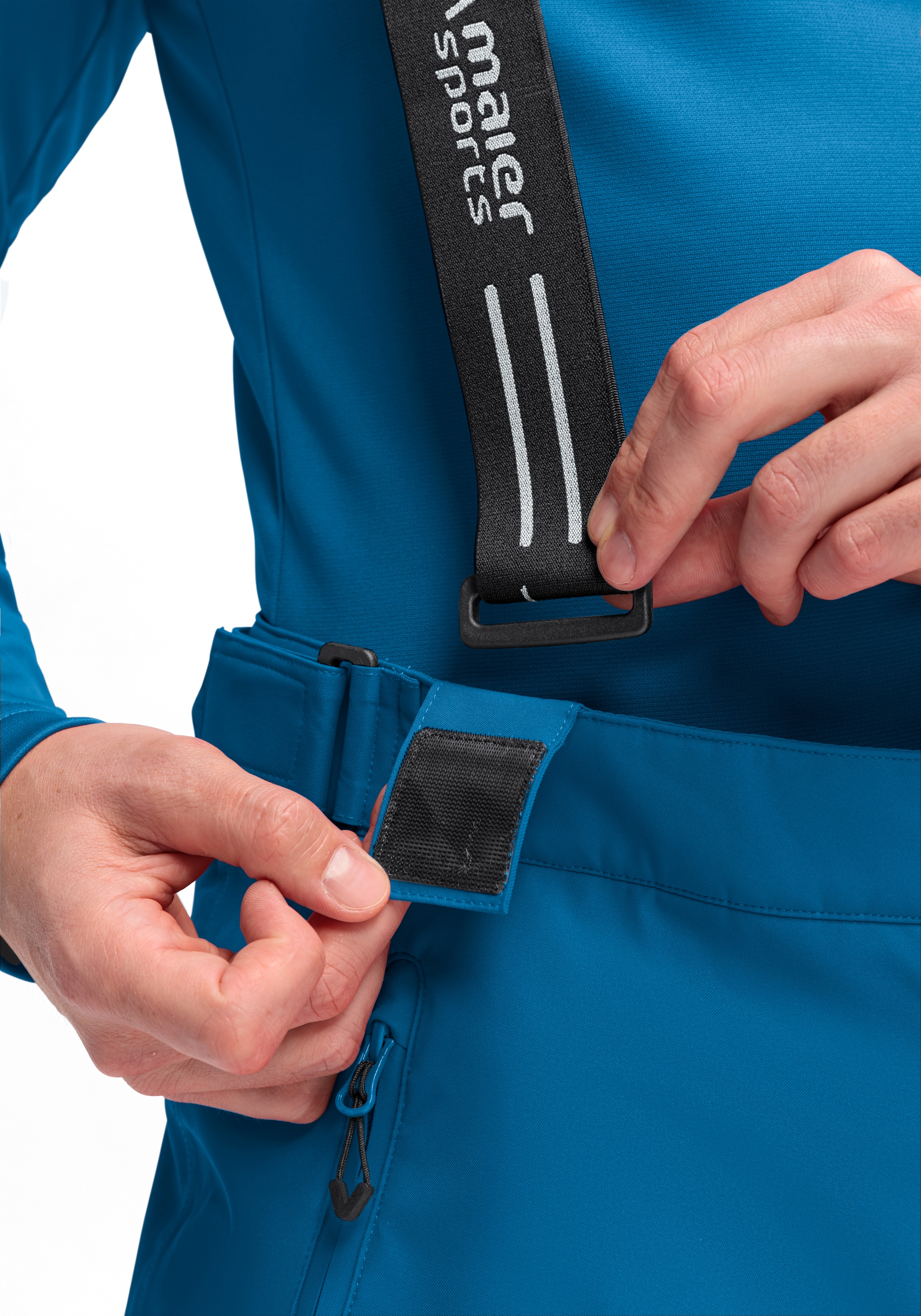 Maier Sports Skihose »Anton 2.1«, Herren Schneehose mit Hosenträgern, wind/wasserdicht, Regular Fit