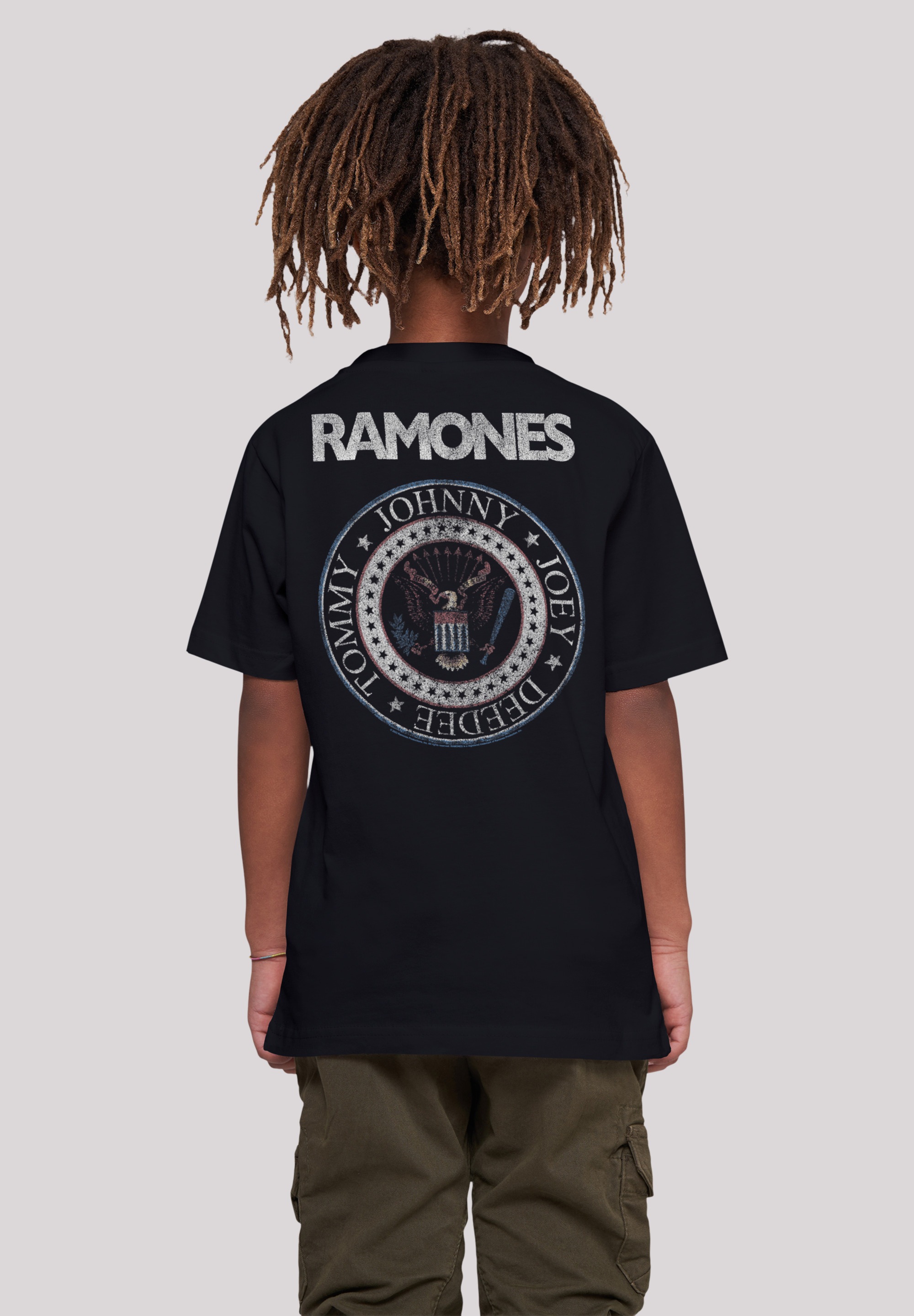 F4NT4STIC T-Shirt »Ramones Rock Musik Band Red White And Seal«, Premium Qualität, Band, Rock-Musik