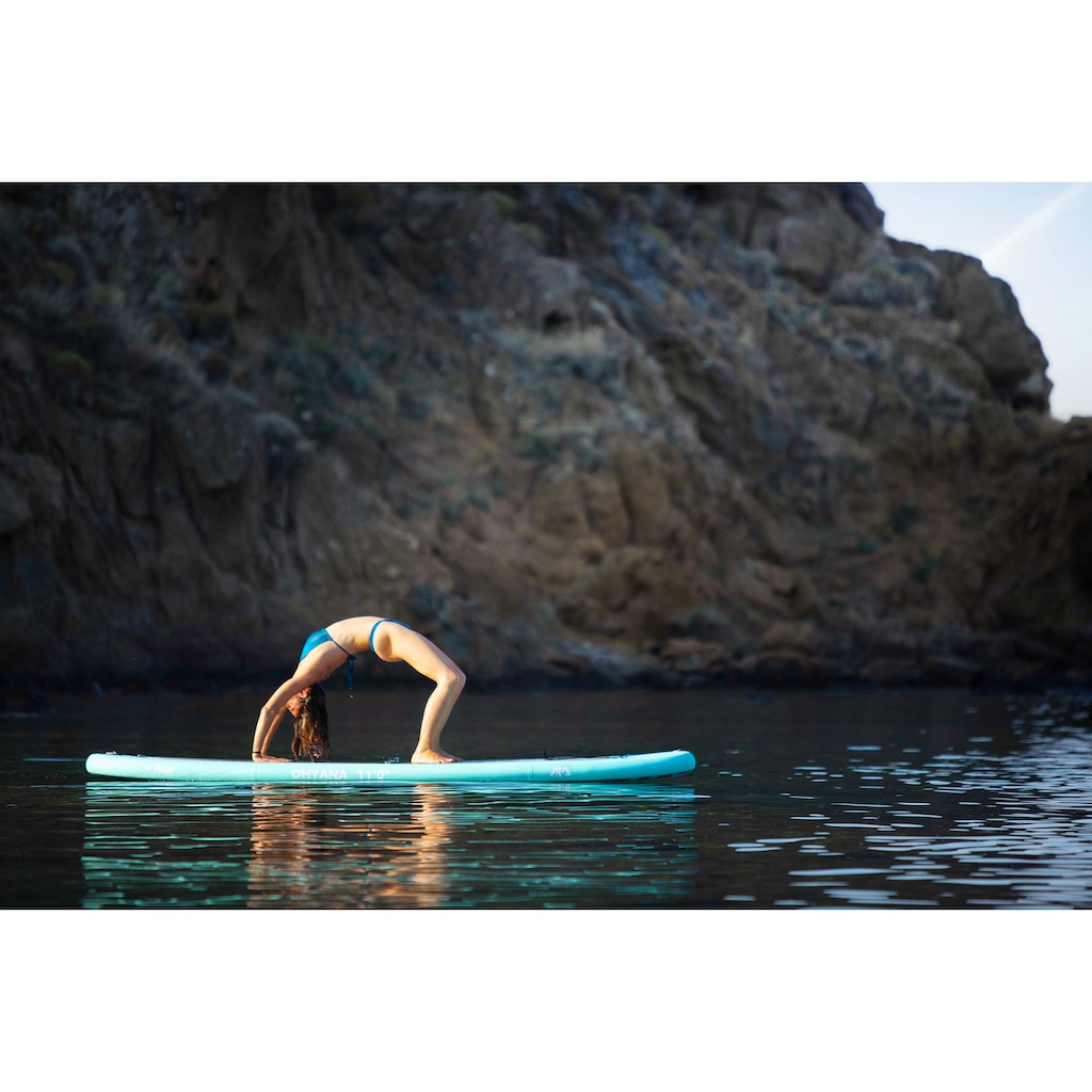 Aqua Marina Inflatable SUP-Board »Dhyana Yoga«, (Set, mit Paddel, Pumpe und Transportrucksack)