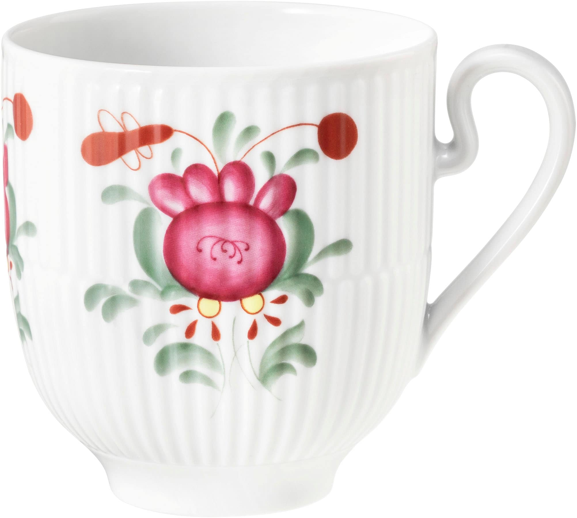 Seltmann Weiden Becher "Amina Ostfriesenrose" Kaffeebecher, Tasse, mit Relief