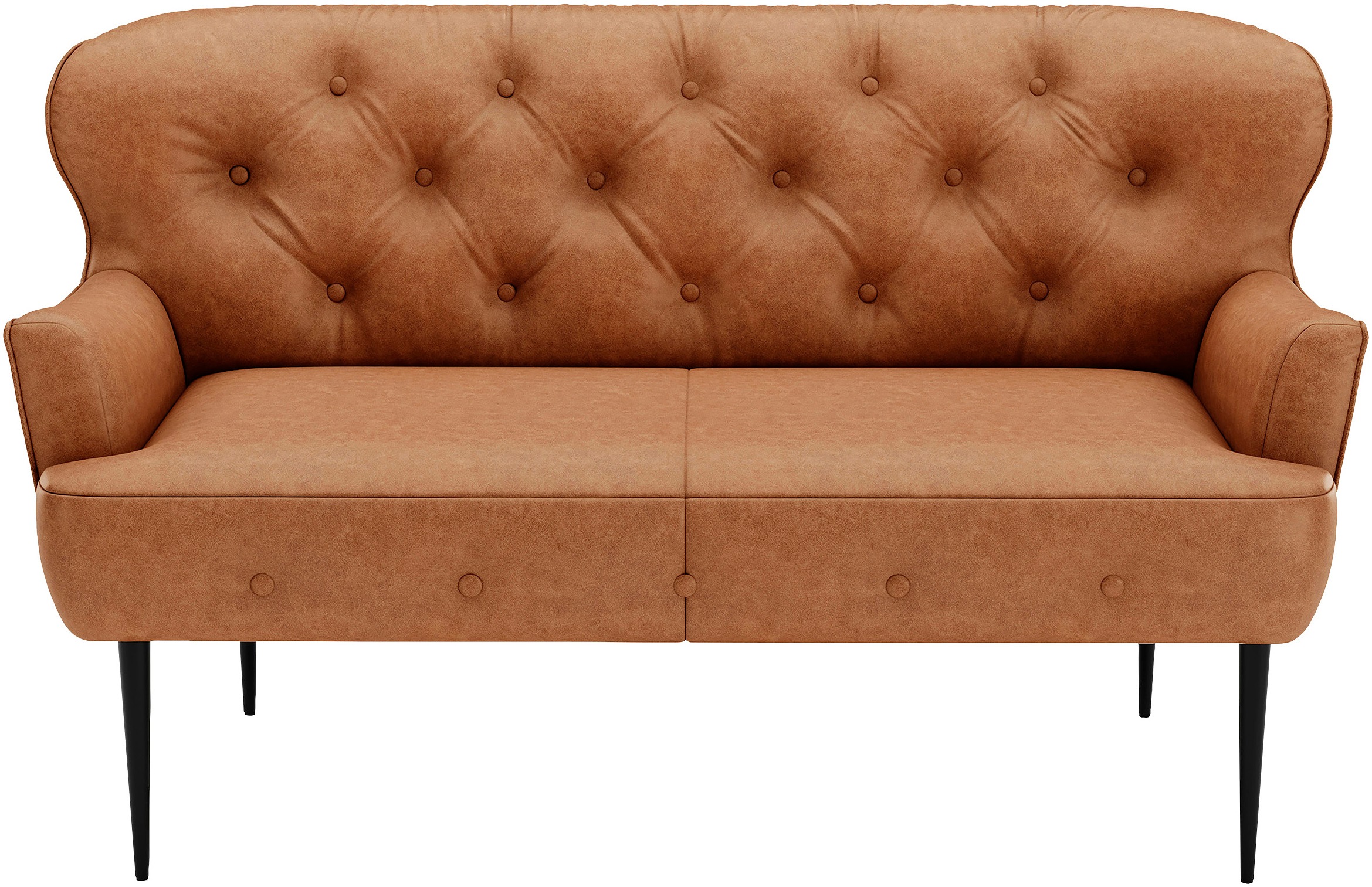 Home affaire 2-Sitzer "Amber" mit Knopfheftung,in verschieden Stoffarten günstig online kaufen