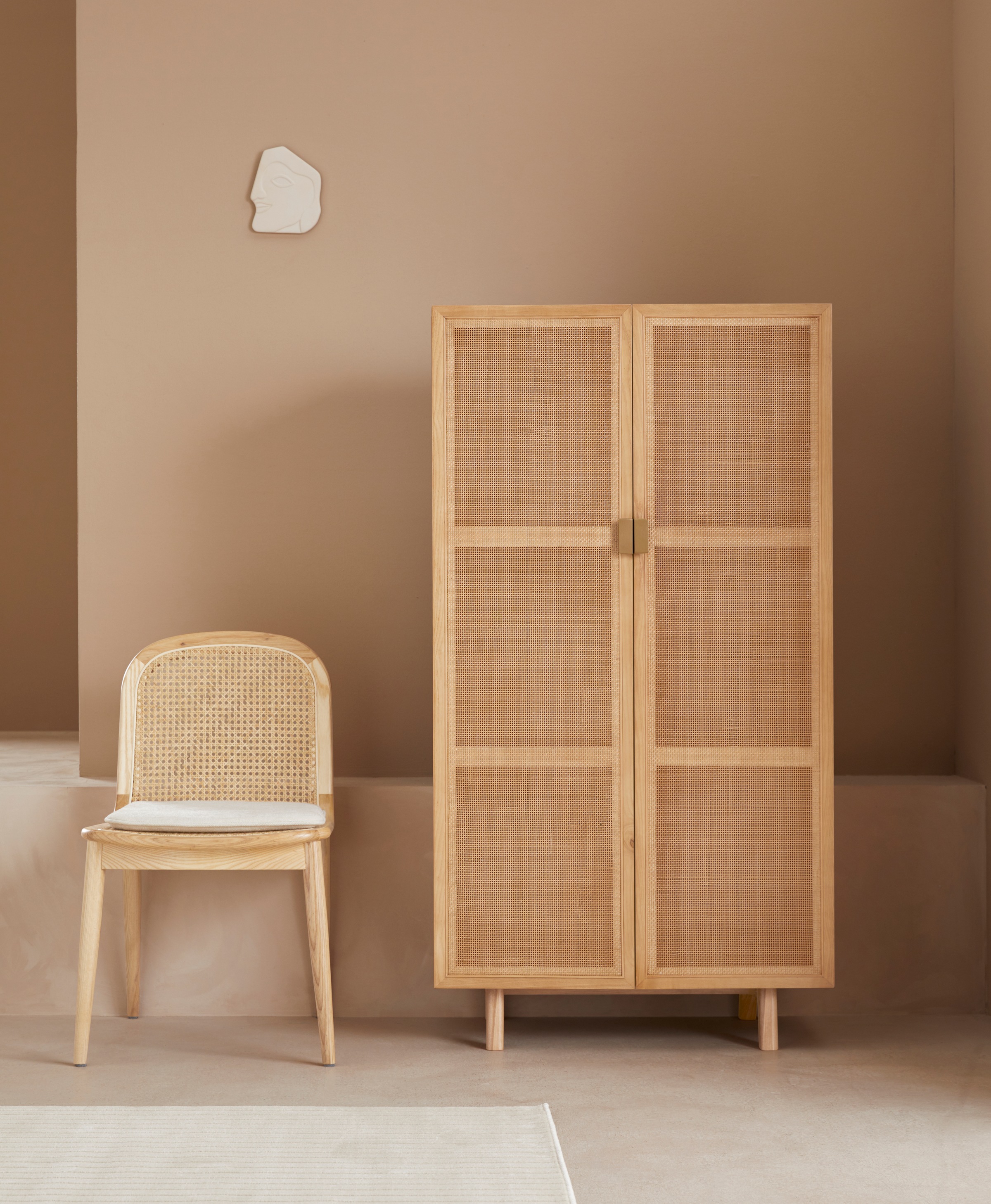 LeGer Home by Lena Gercke Highboard "Lina, TOPSELLER Rattaneinsätze", (Schr günstig online kaufen